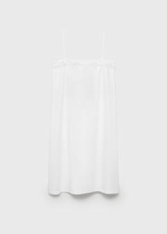 Cotton lace nightgown — White 7
