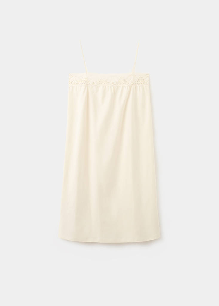 Cotton lace nightgown - thumbnail 4