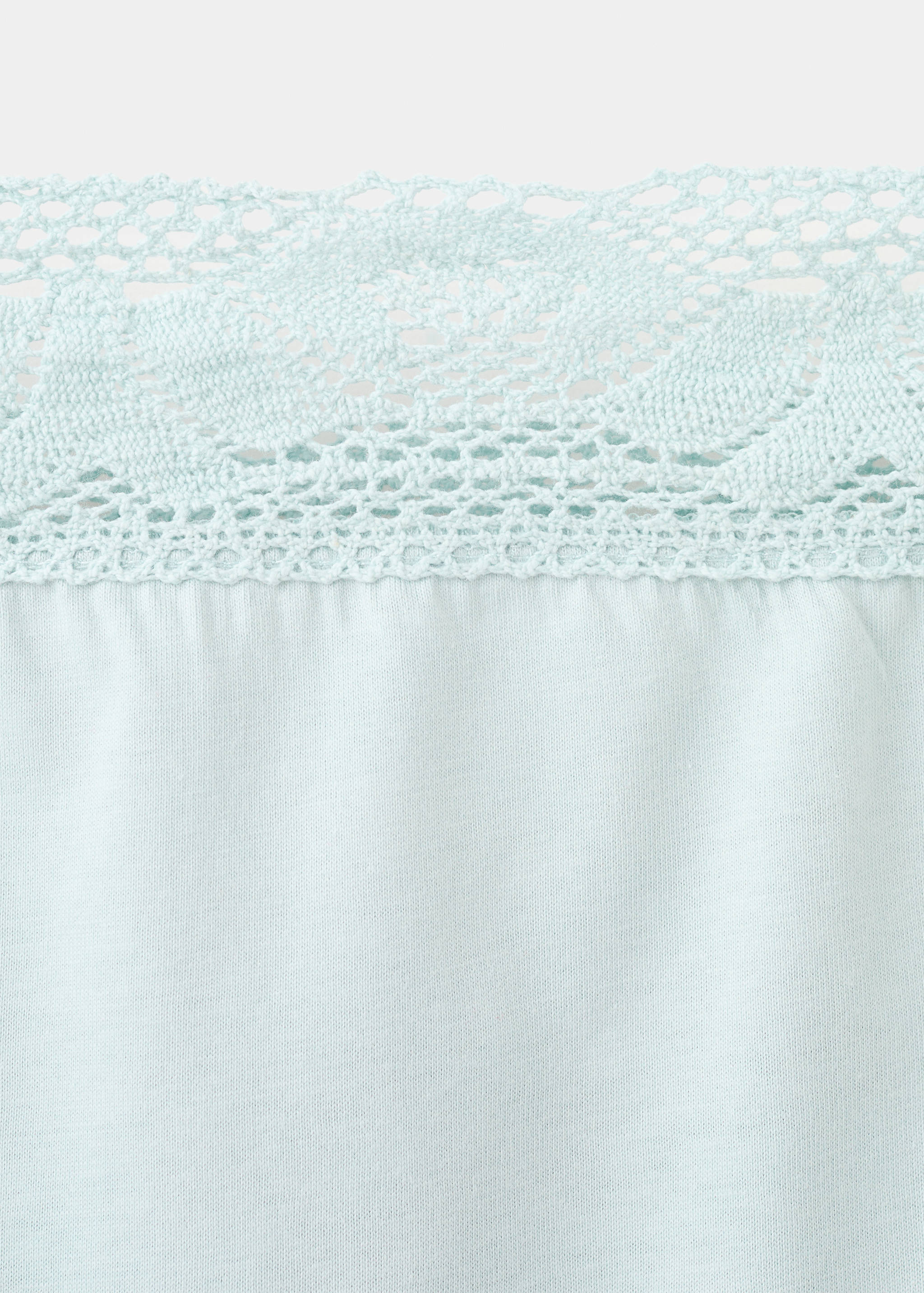 Cotton lace nightgown - Details of the article 8