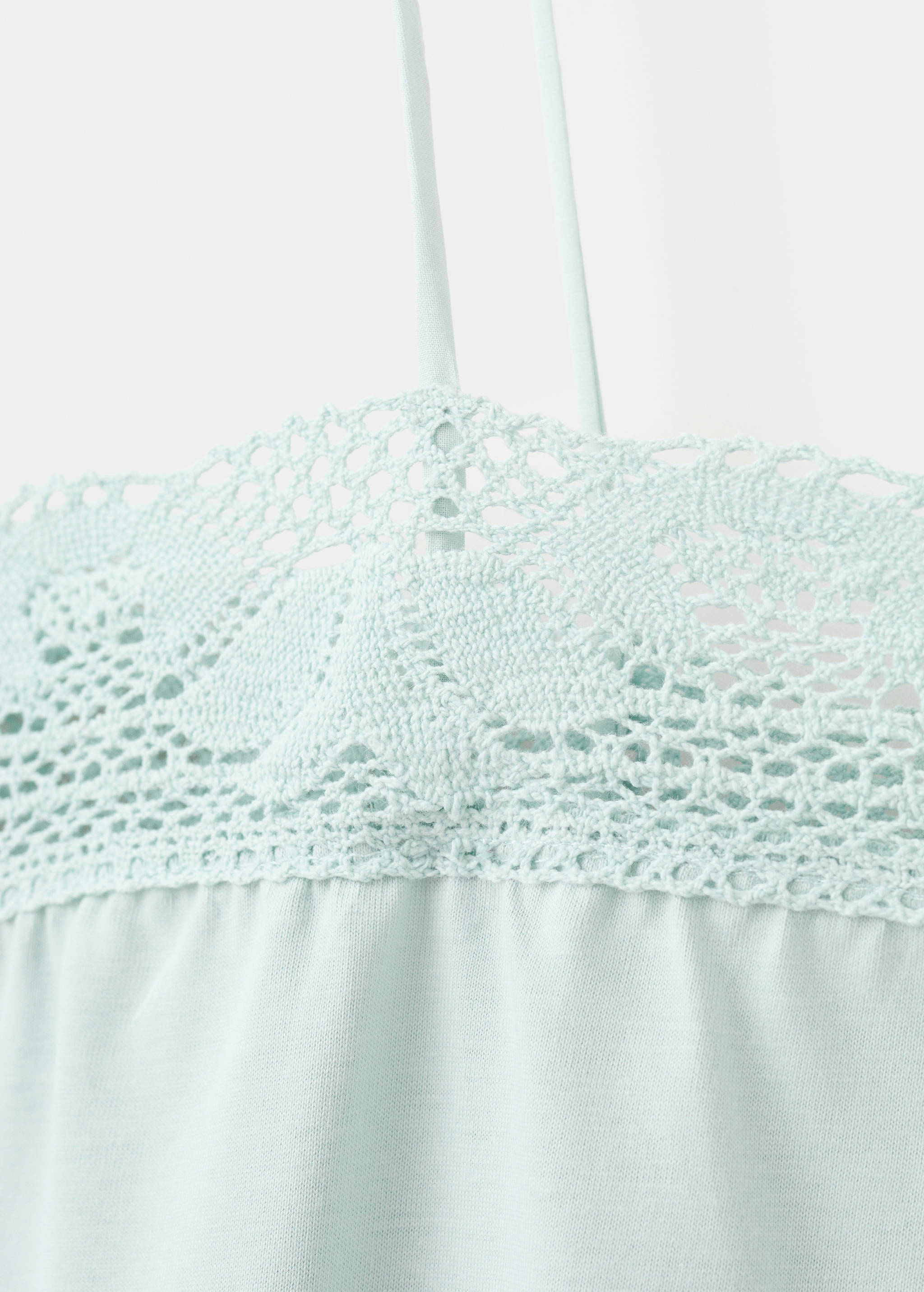 Cotton lace nightgown - Details of the article 0