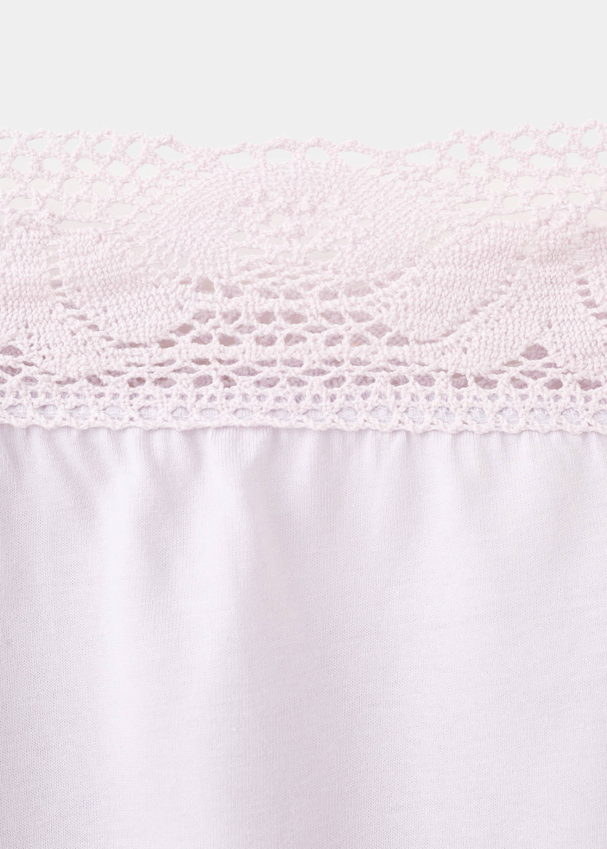 Cotton lace nightgown — Lilac