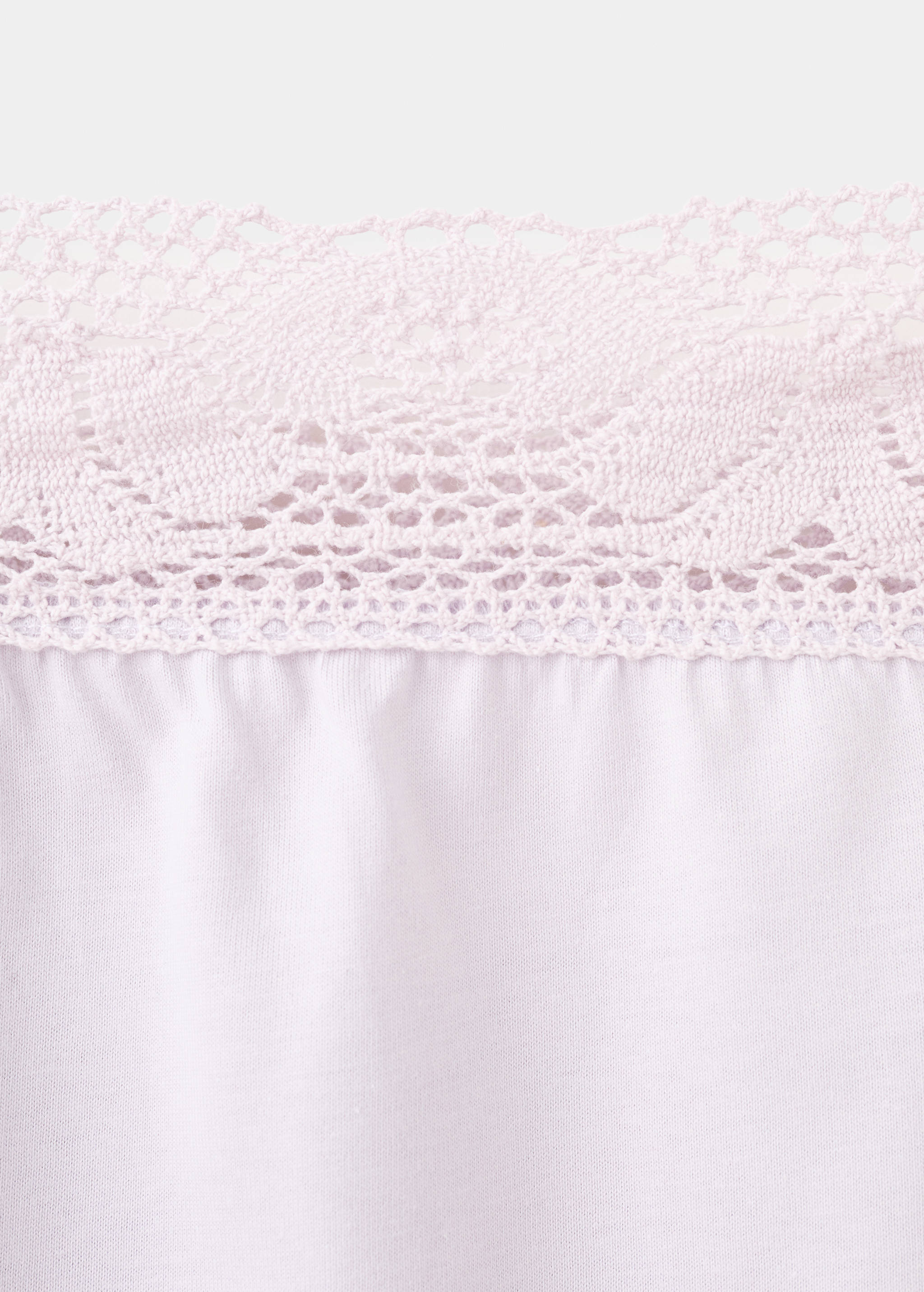 Cotton lace nightgown - Details of the article 8