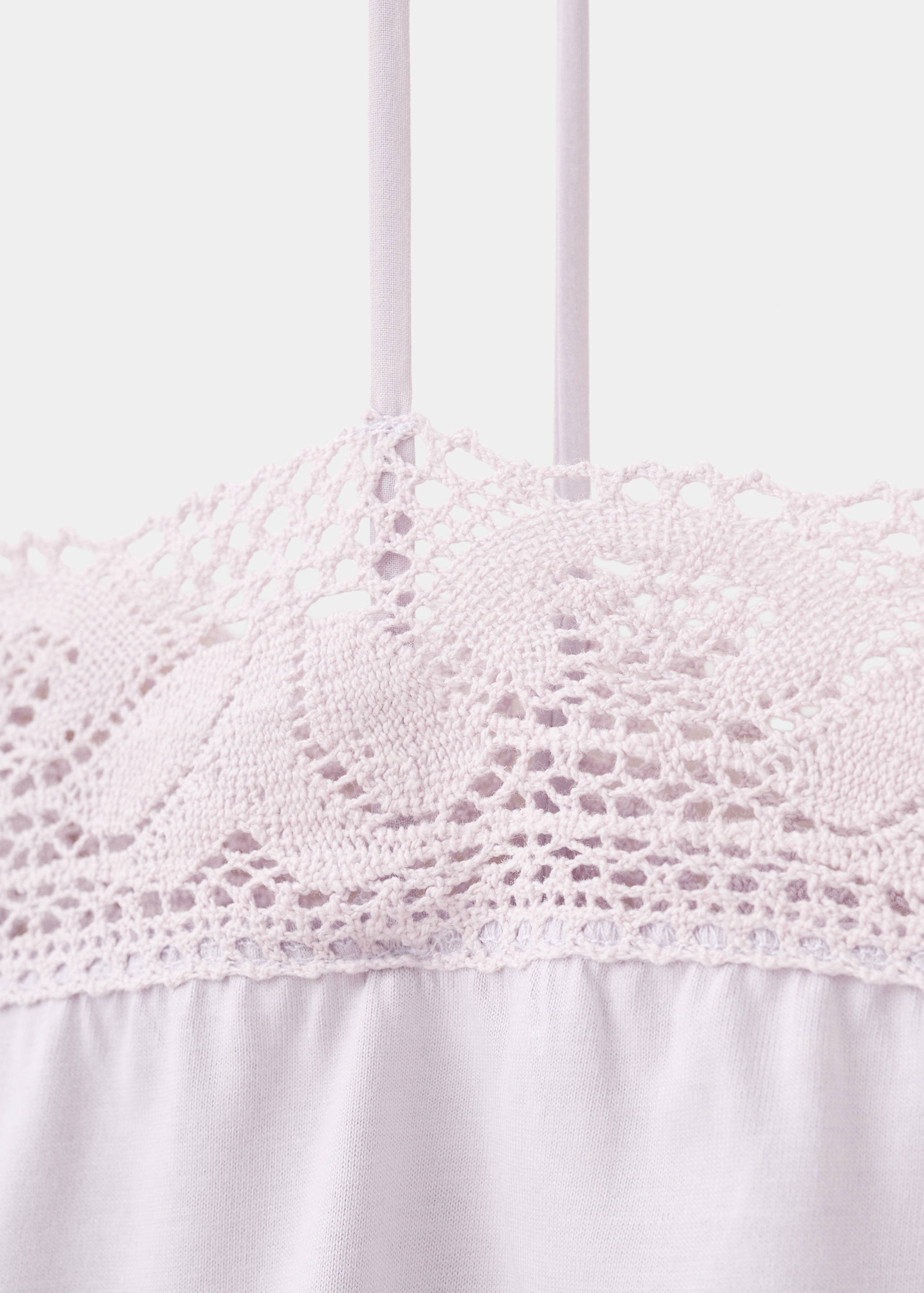 Cotton lace nightgown - Details of the article 0
