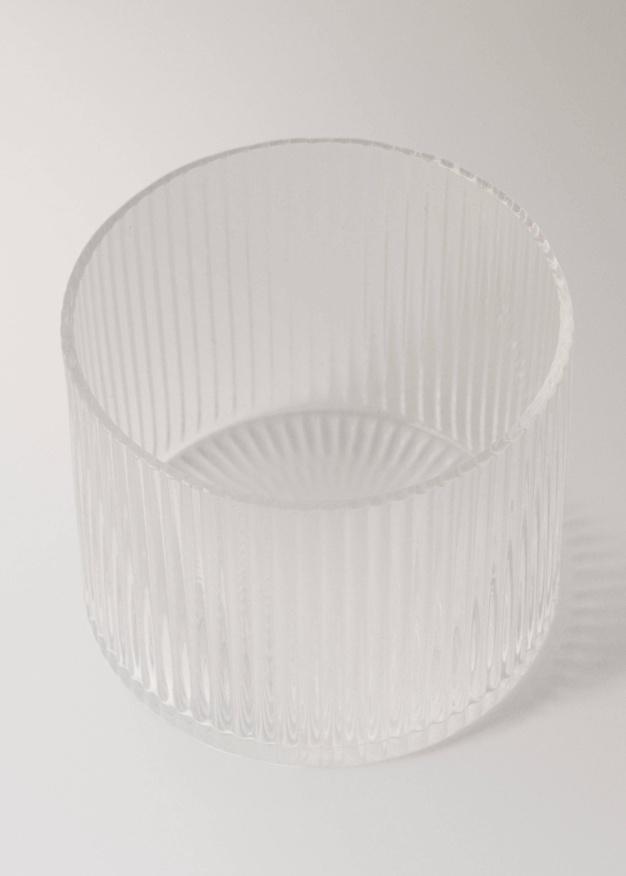 Ποτήρι βοριοπυριτικό ανάγλυφες γραμμές - Λεπτομέρεια του προϊόντος 1