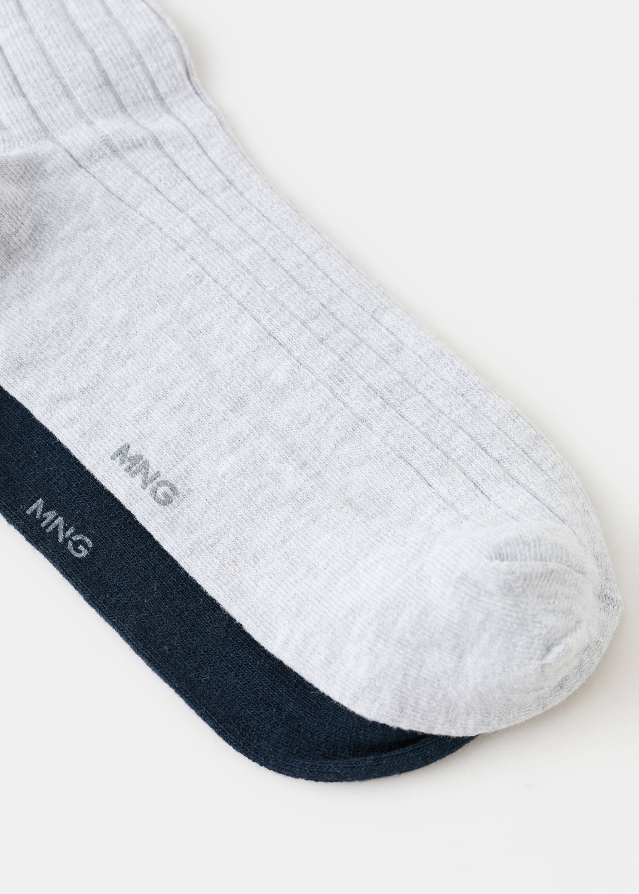 Pack of 2 ribbed cotton socks - Details of the article 8