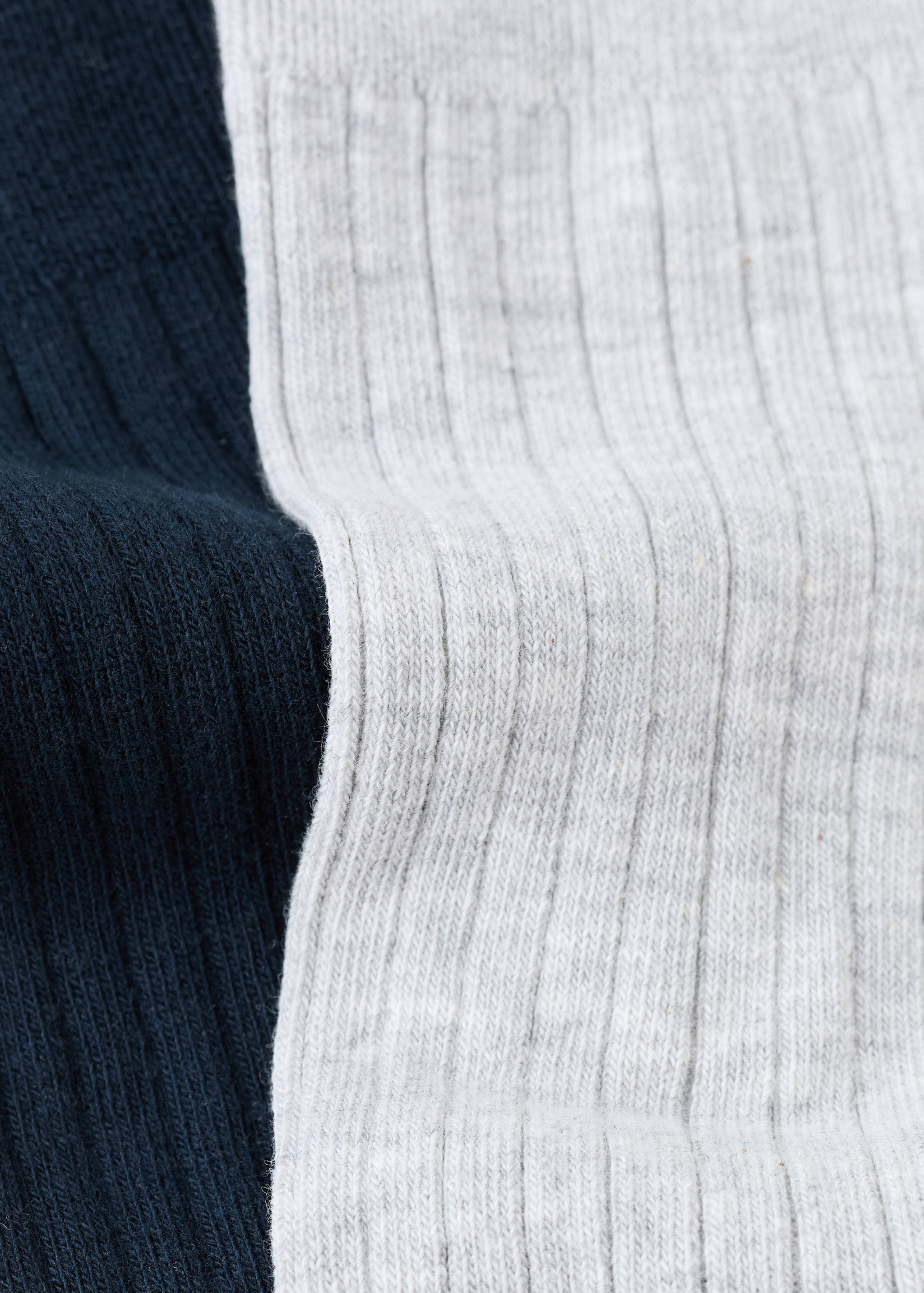 Pack of 2 ribbed cotton socks - Details of the article 0