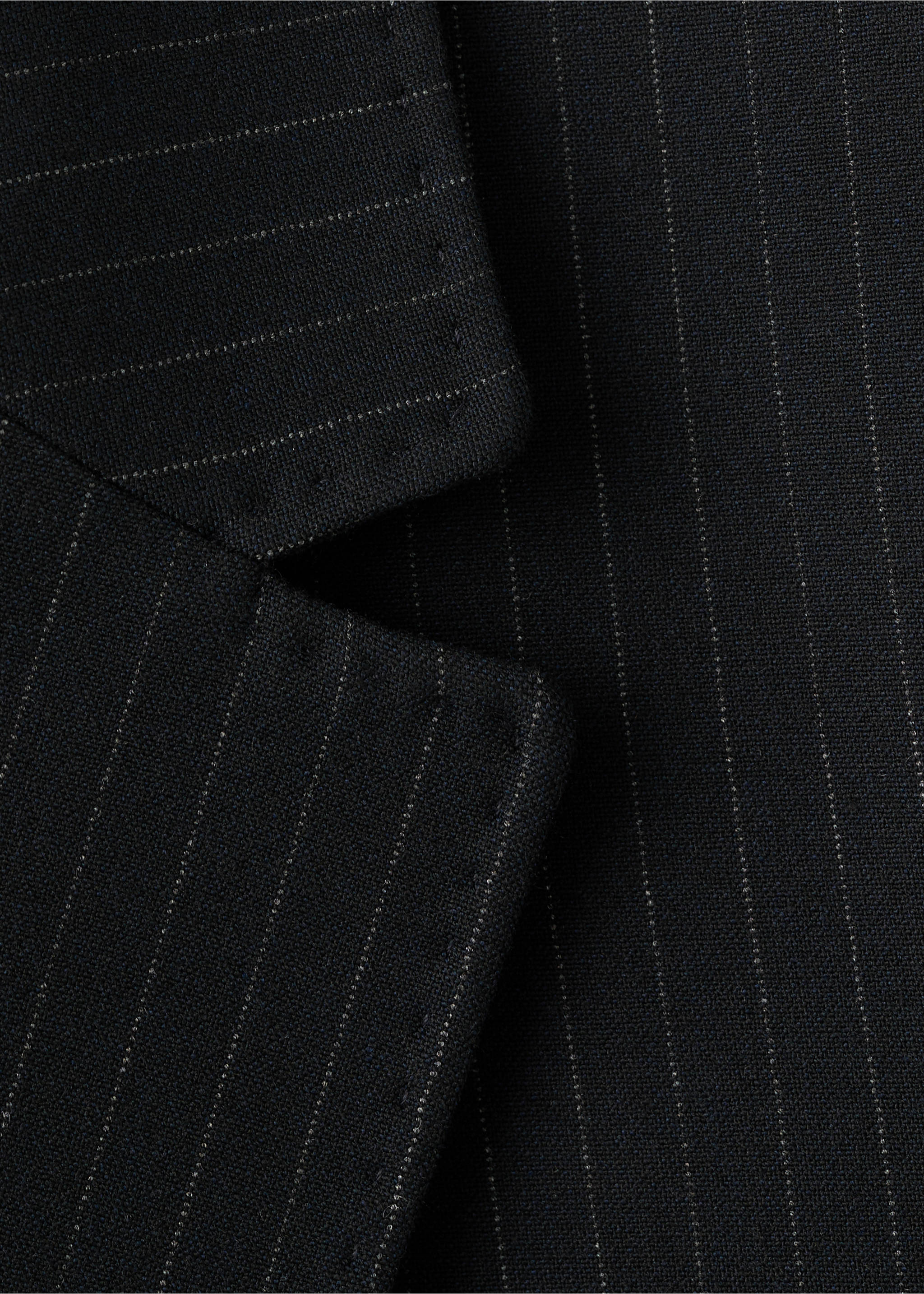 Blazer costume droit - Détail de l'article 8, Bleu marine foncé. Ref: 27071328-00.