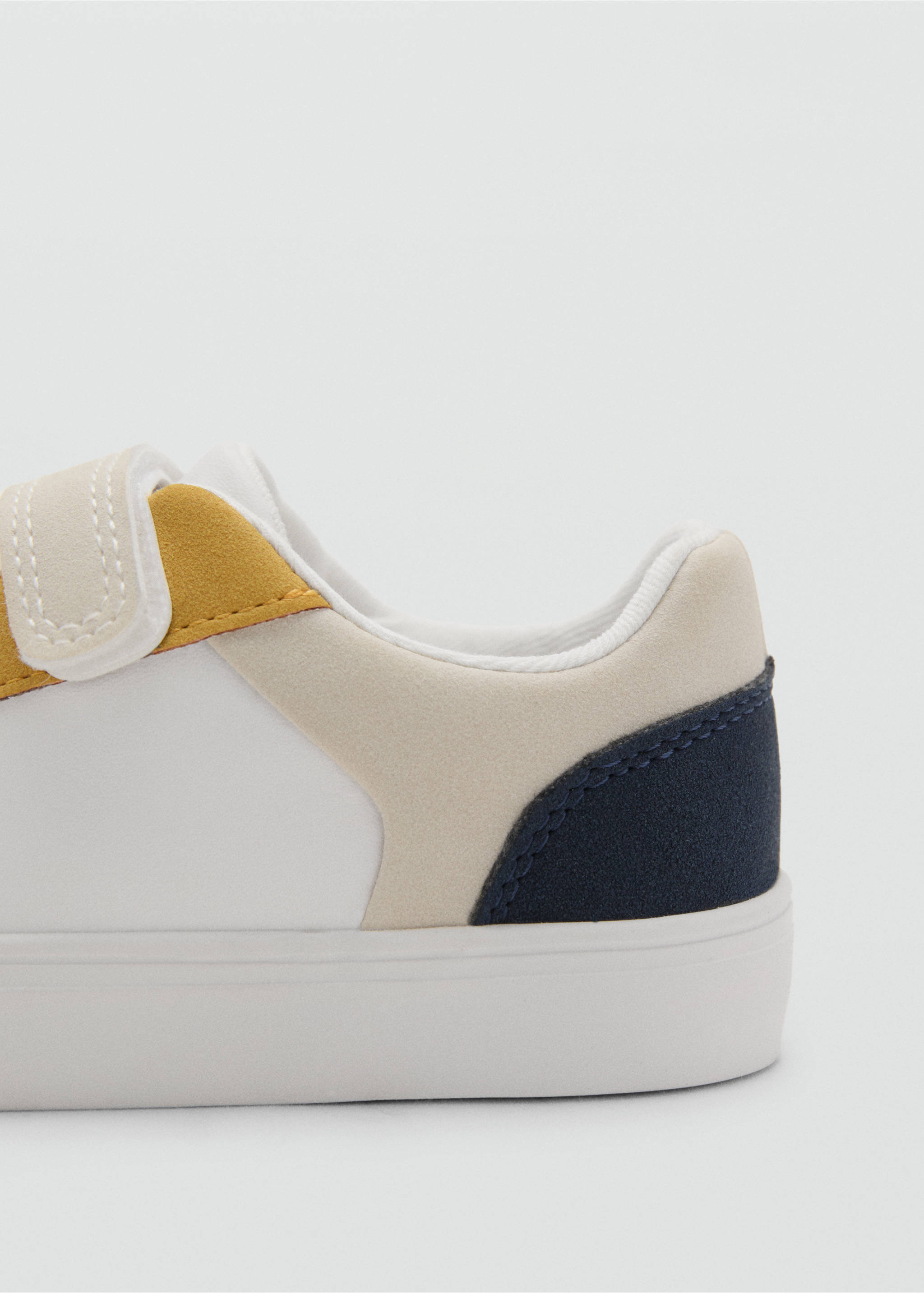 Velcro fastening straps sneakers - Details of the article 1, White. Ref: 27071330-00.