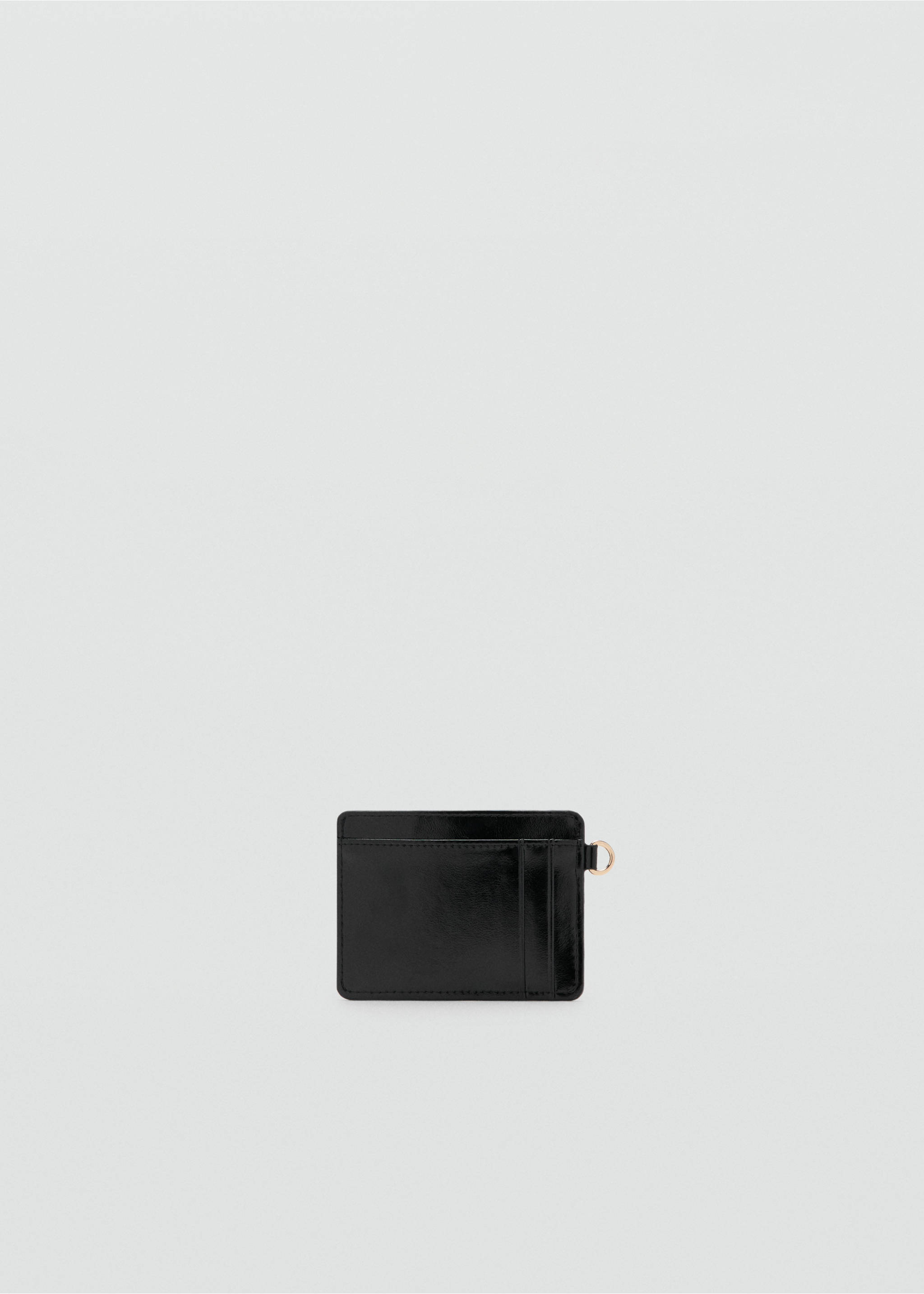 Quilted cardholder - Medium plane, Black. Ref: 27071332-00.