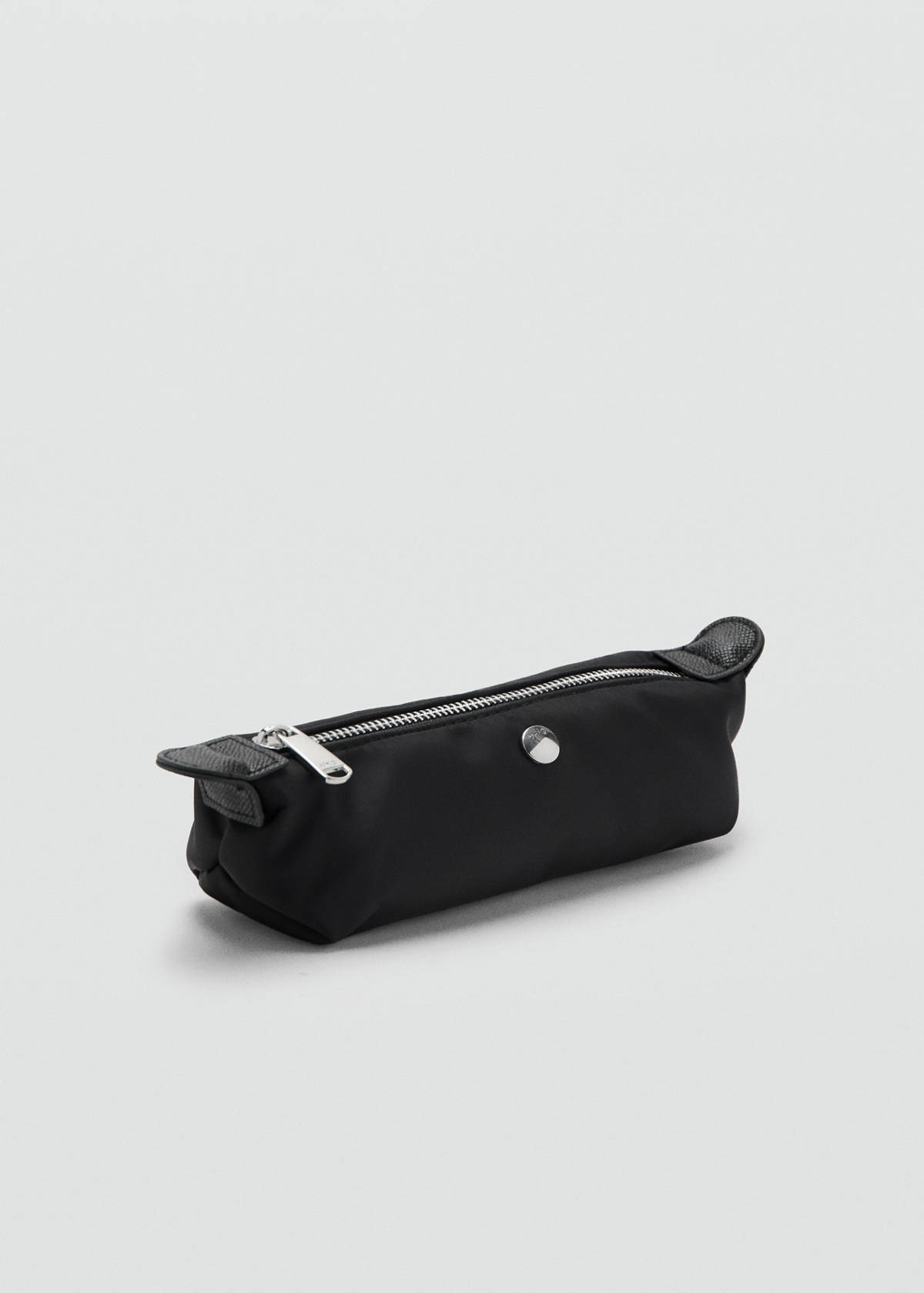 Nylon case with zip — Black