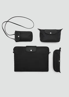 Nylon case with zip — Black 4