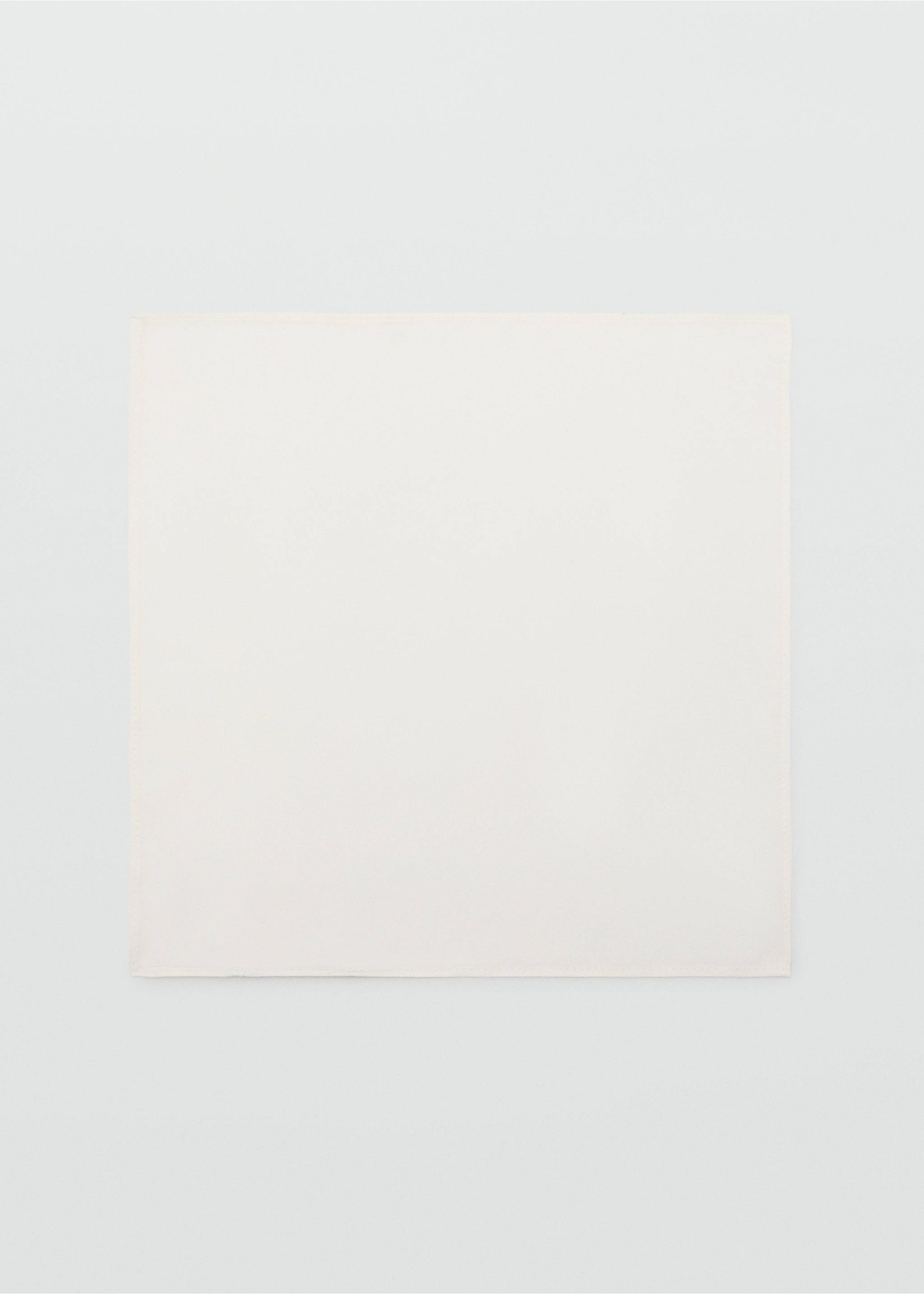 Pañuelo 100% seda - Artículo sin modelo, Blanco. Ref: 27071336-00.