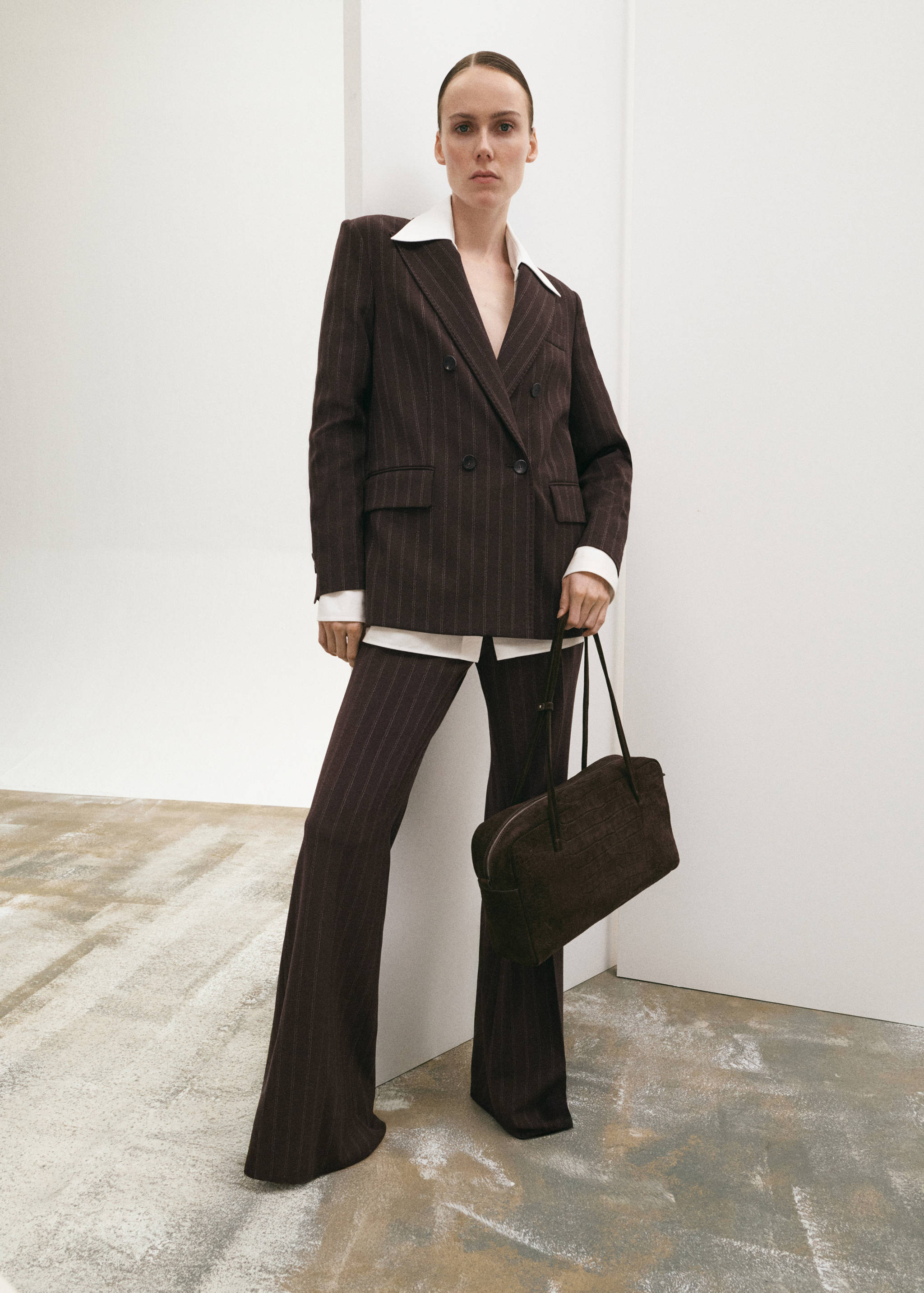 Pantalon de costume fines rayures - Plan général