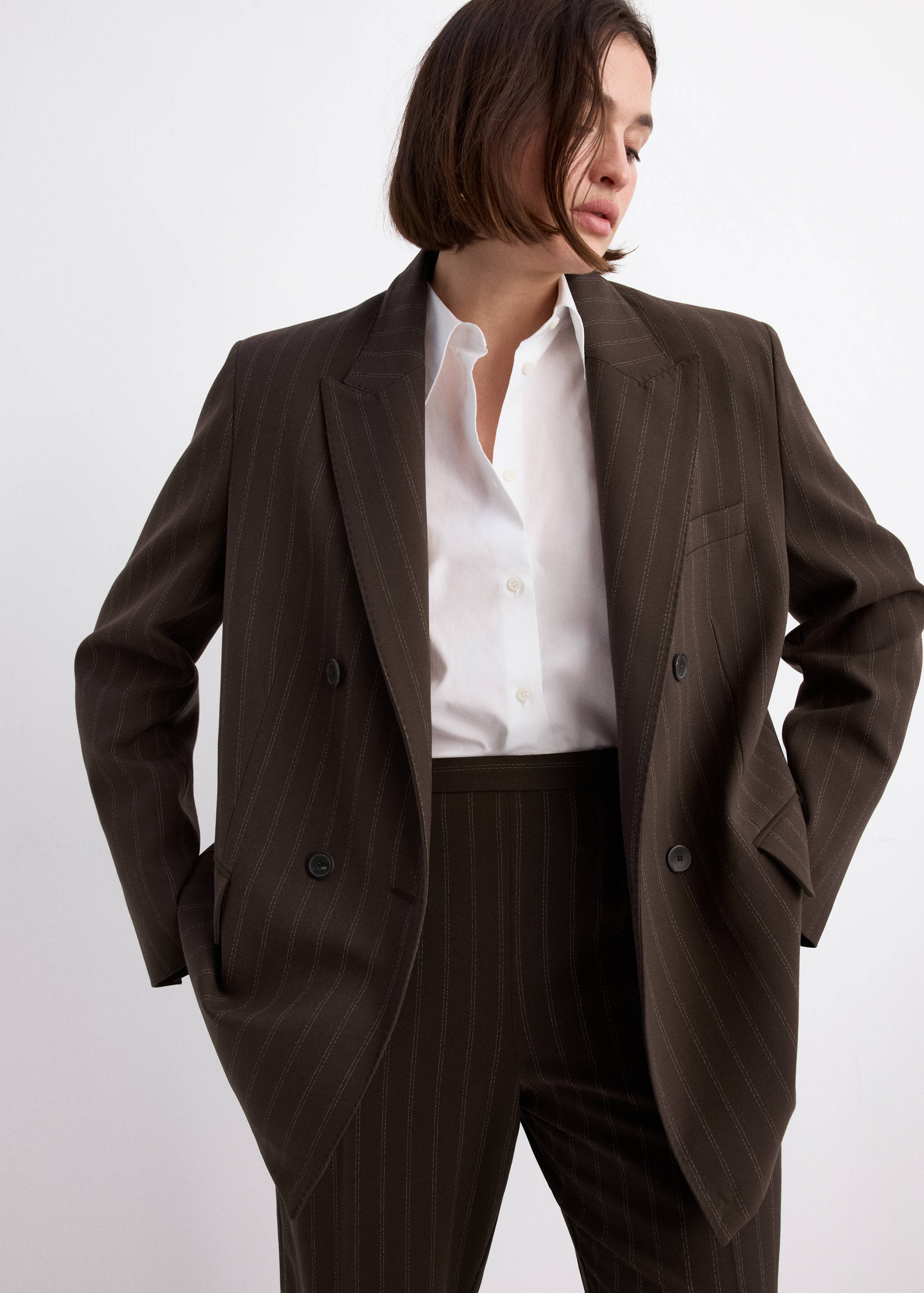 Pantalon de costume fines rayures - Détail de l'article 5