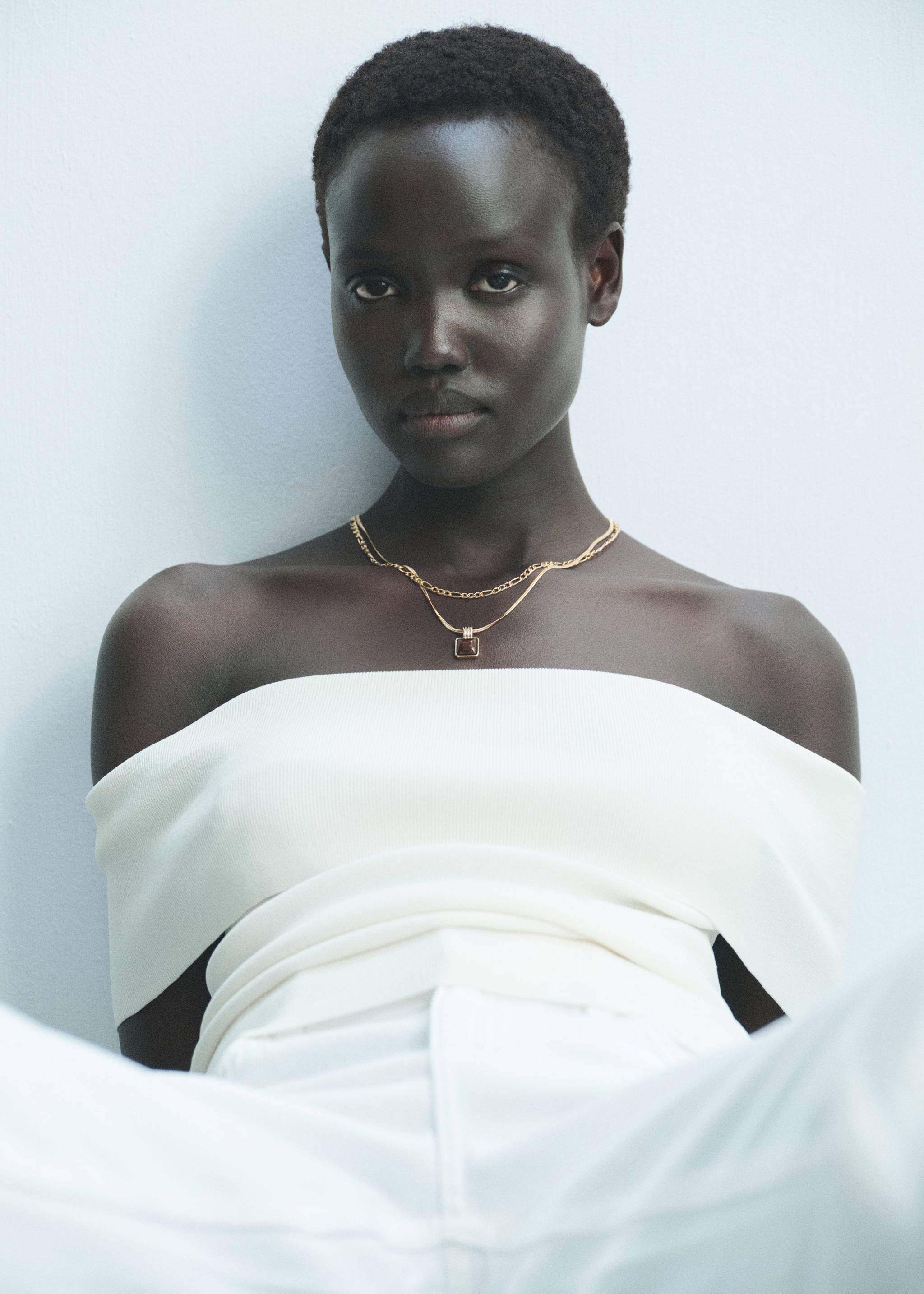 Double pendant necklace - General plane