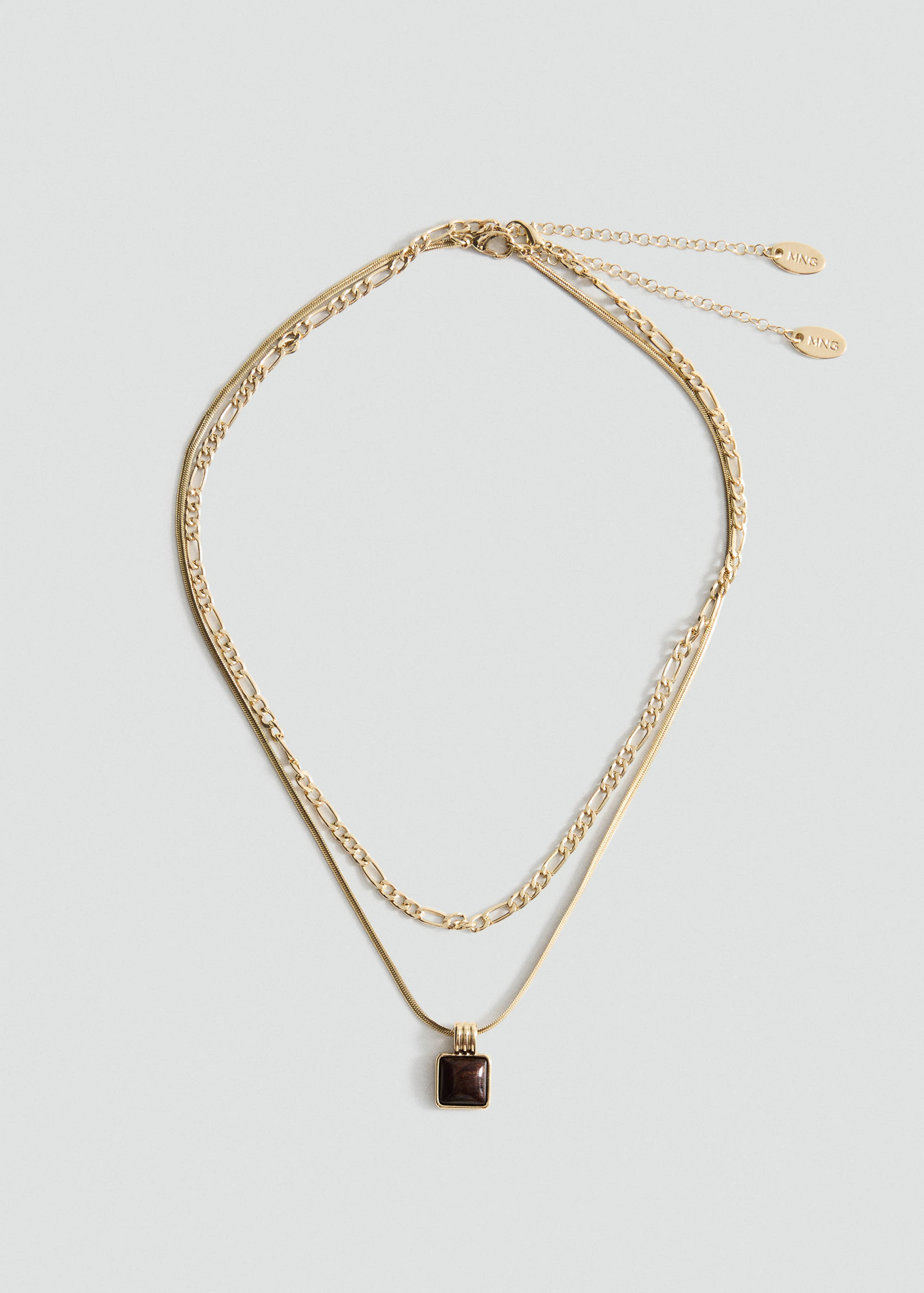Double pendant necklace - Article without model