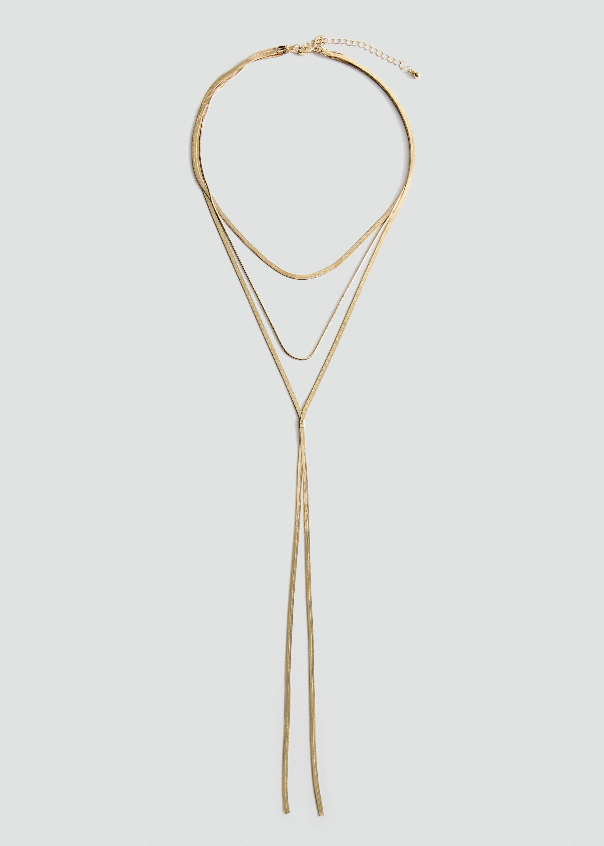 Long triple necklace - Article without model