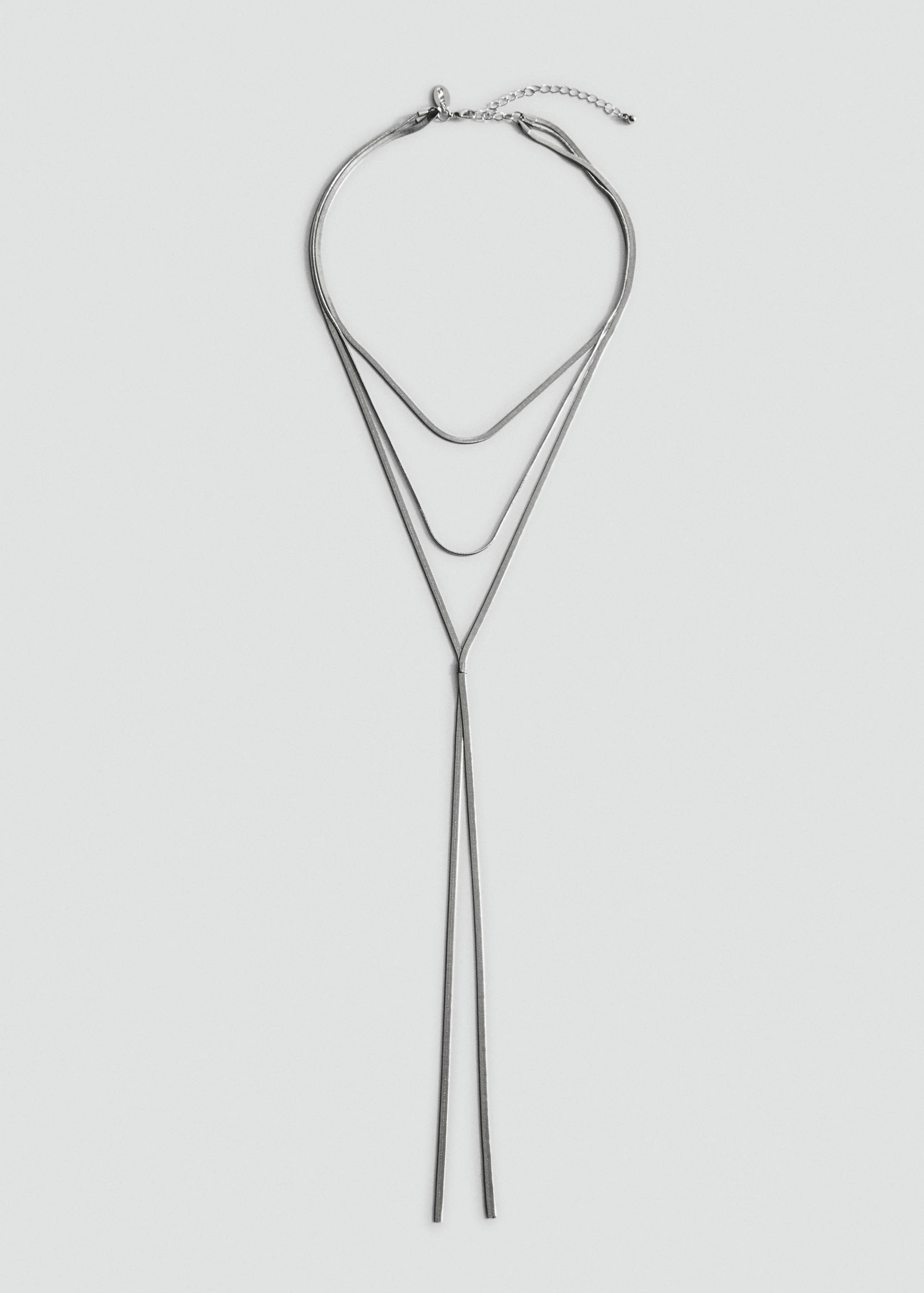 Mixed waterfall necklace - Article without model