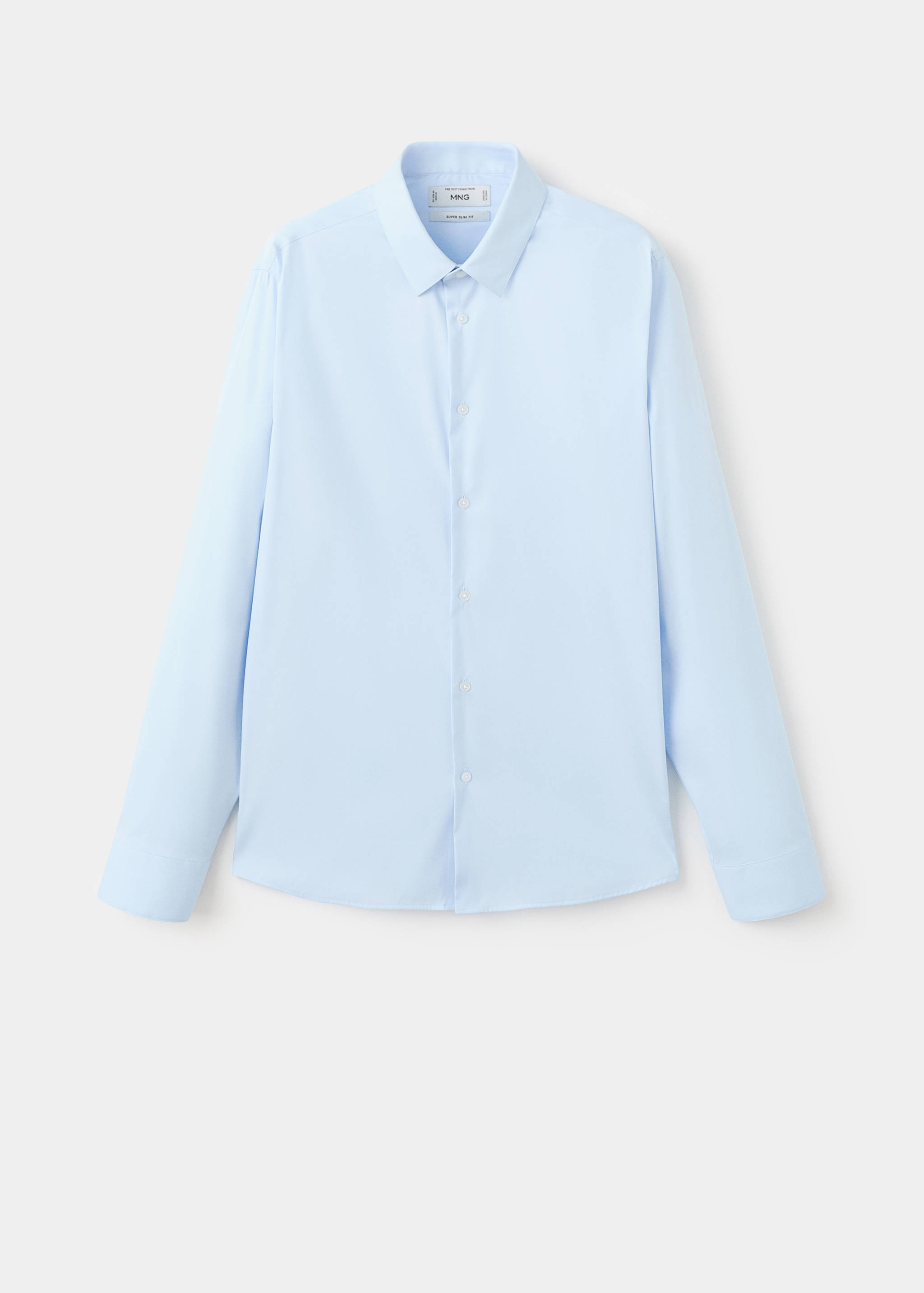 Slim fit cotton suit shirt - Article without model