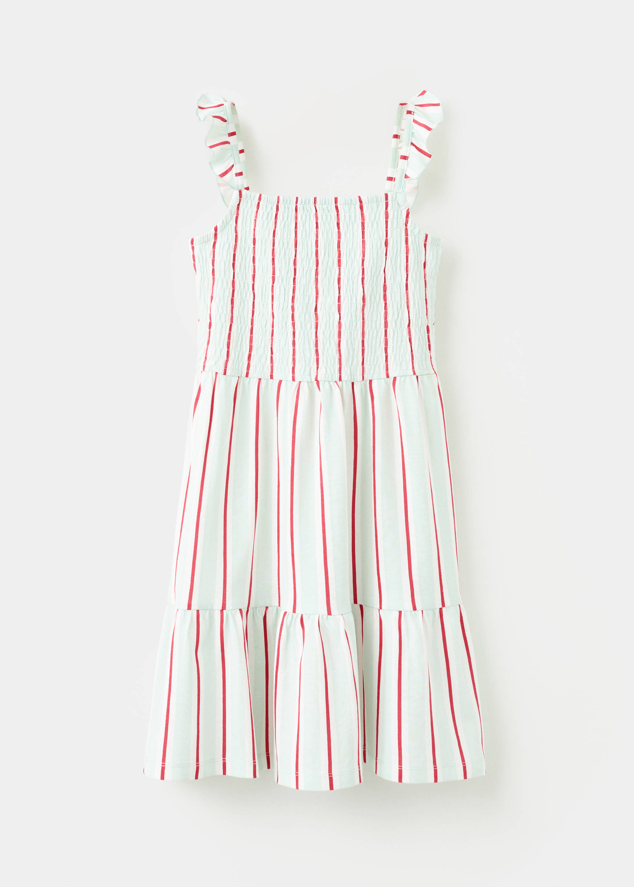 Ruffled striped dress - Article without model