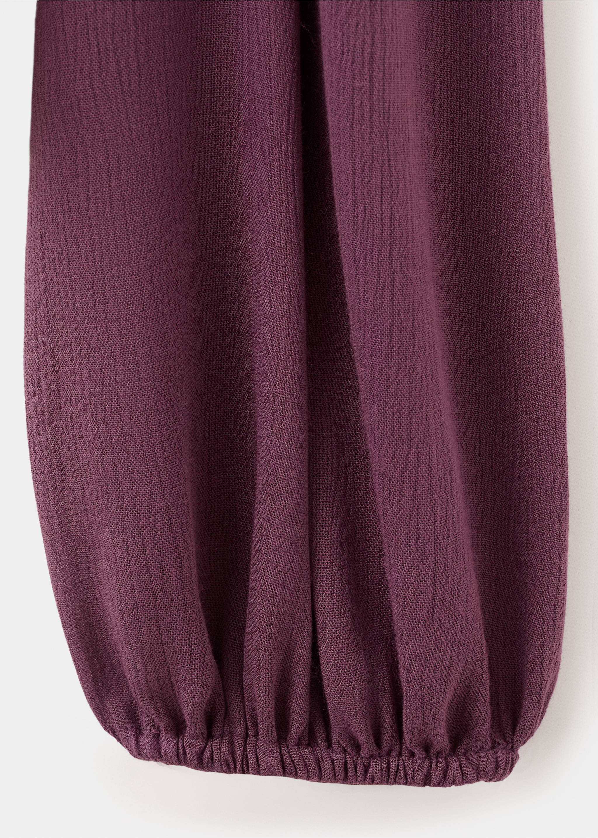 Blusa fluida fruncida - Detalle del artículo 0, Morado. Ref: 27071510-00.