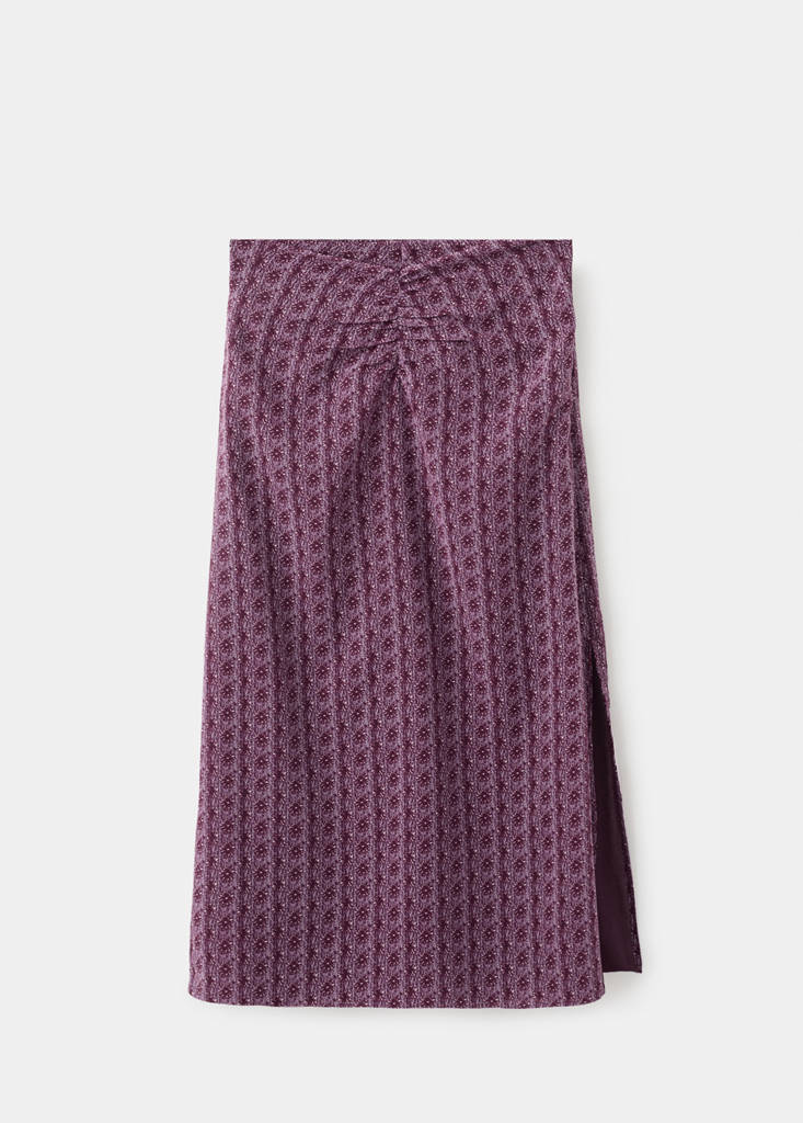 Printed long skirt — Pale Pink