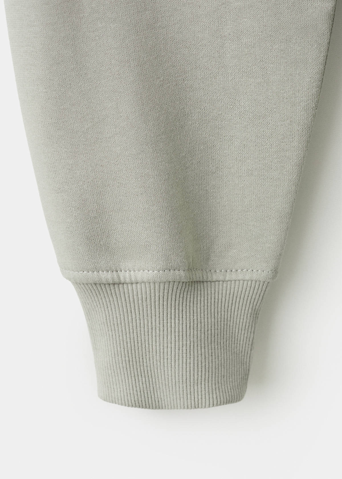 Patch cotton sweatshirt — Grey