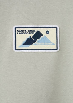 Patch cotton sweatshirt — Grey 9