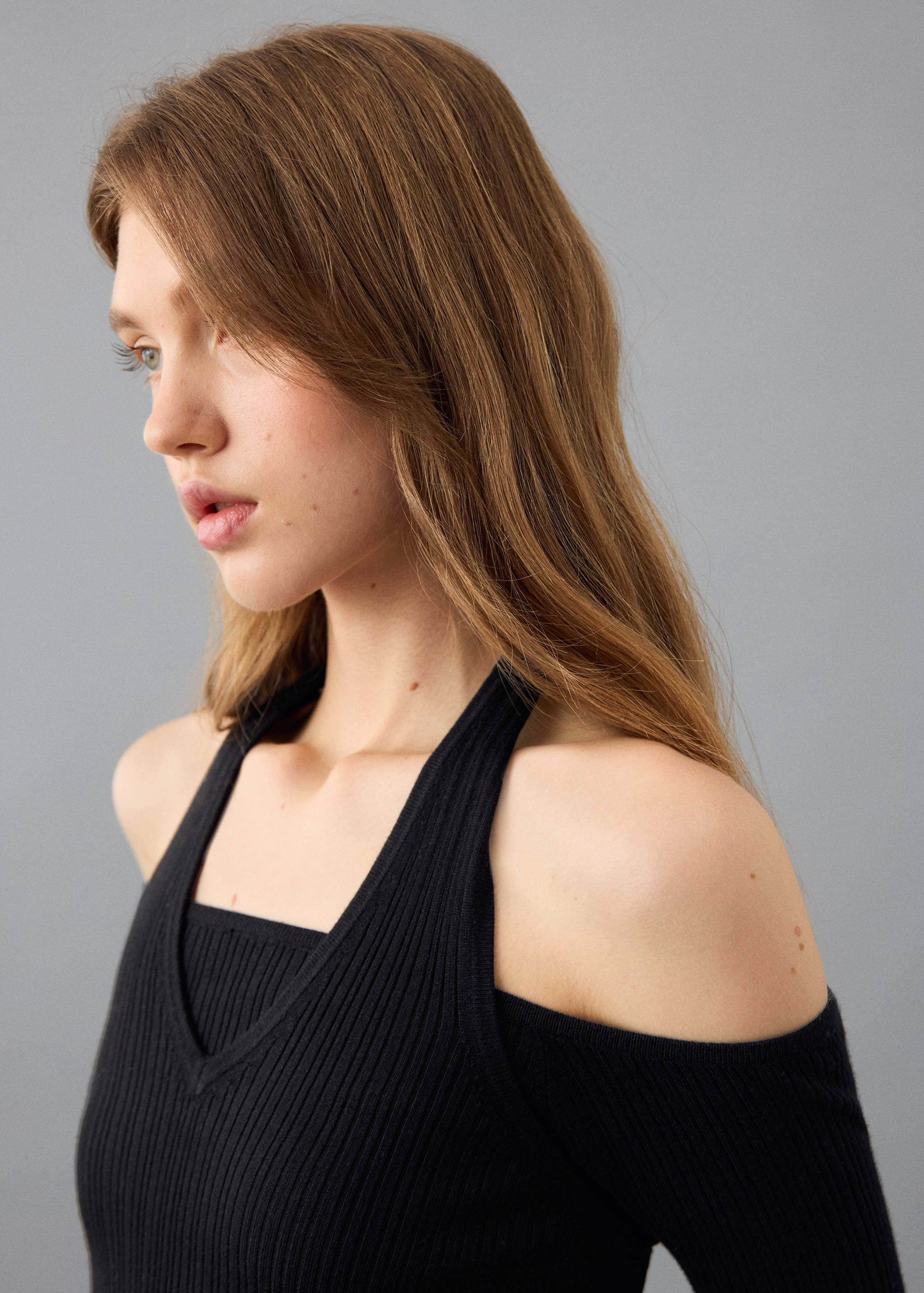 Top halter à manches longues - Détail de l'article 1