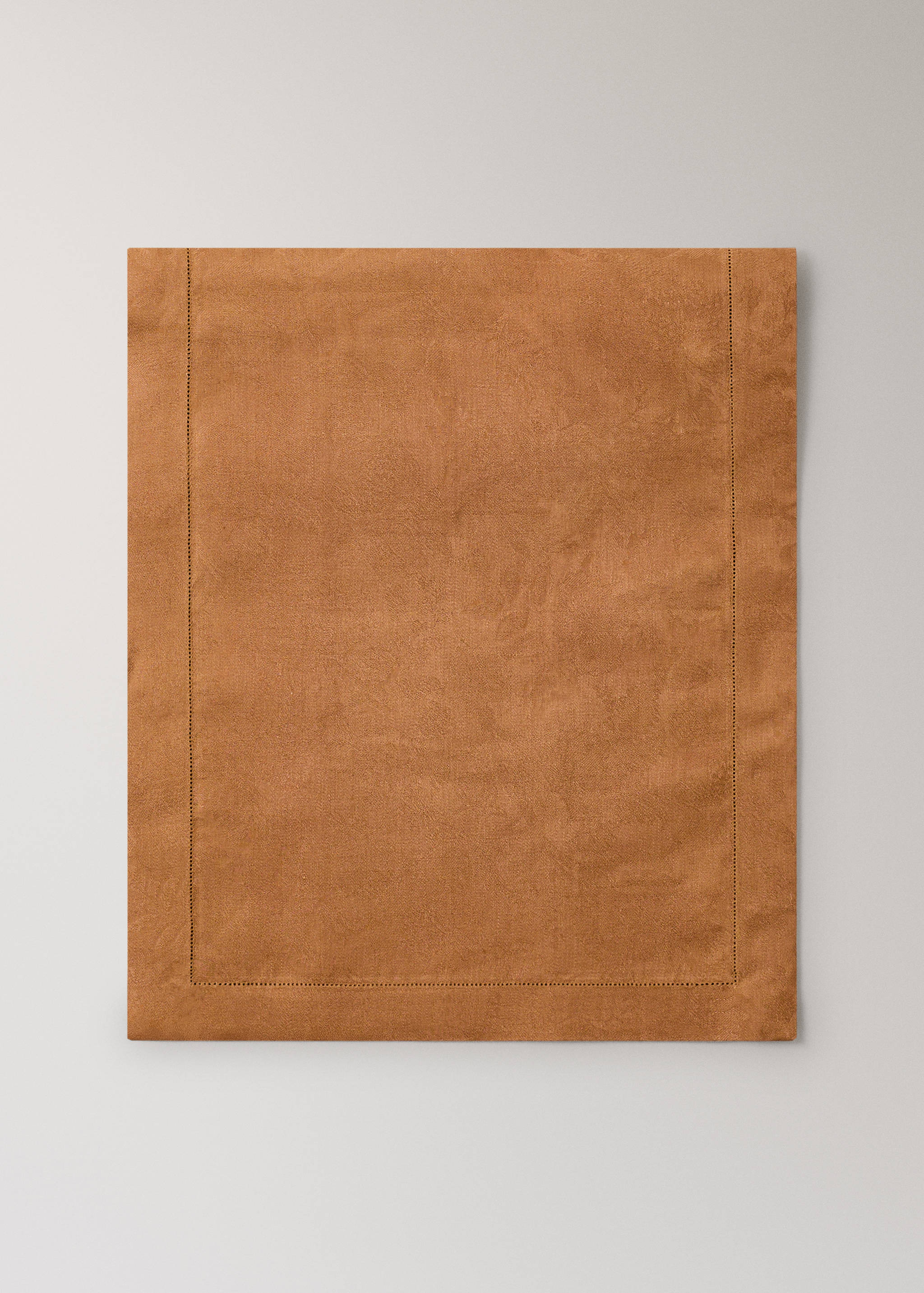 100% linen floral patterned table runner - Article without model