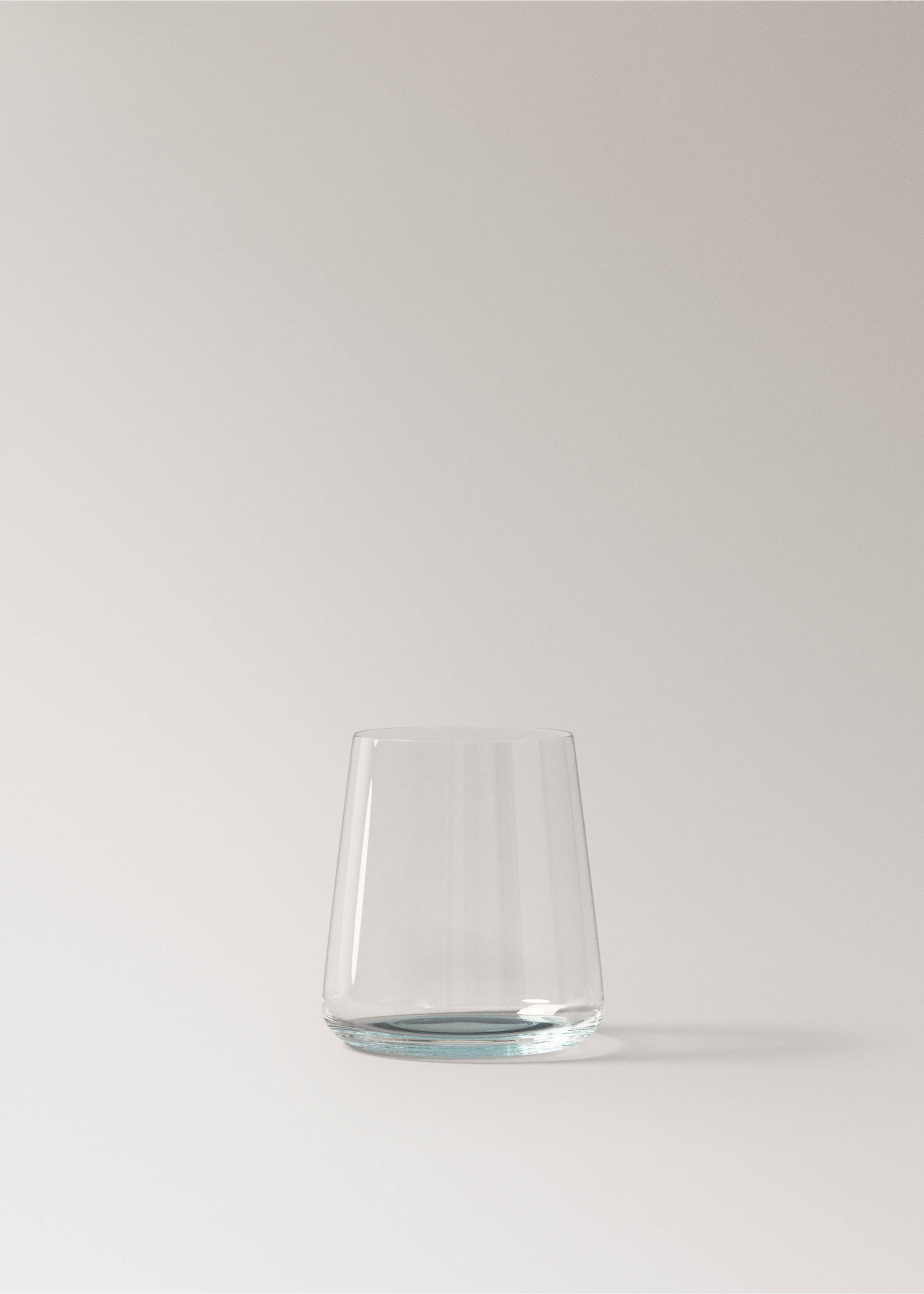 Crystal base-colour glass - Article without model, Blue. Ref: 27071521-00.