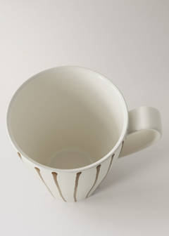 Stoneware tea cup — Brown 3