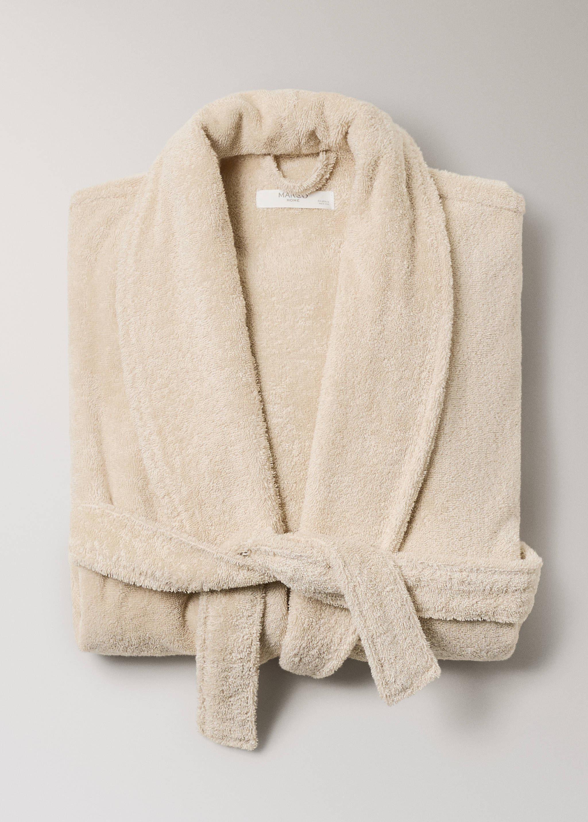Soft cotton bathrobe - Details of the article 3