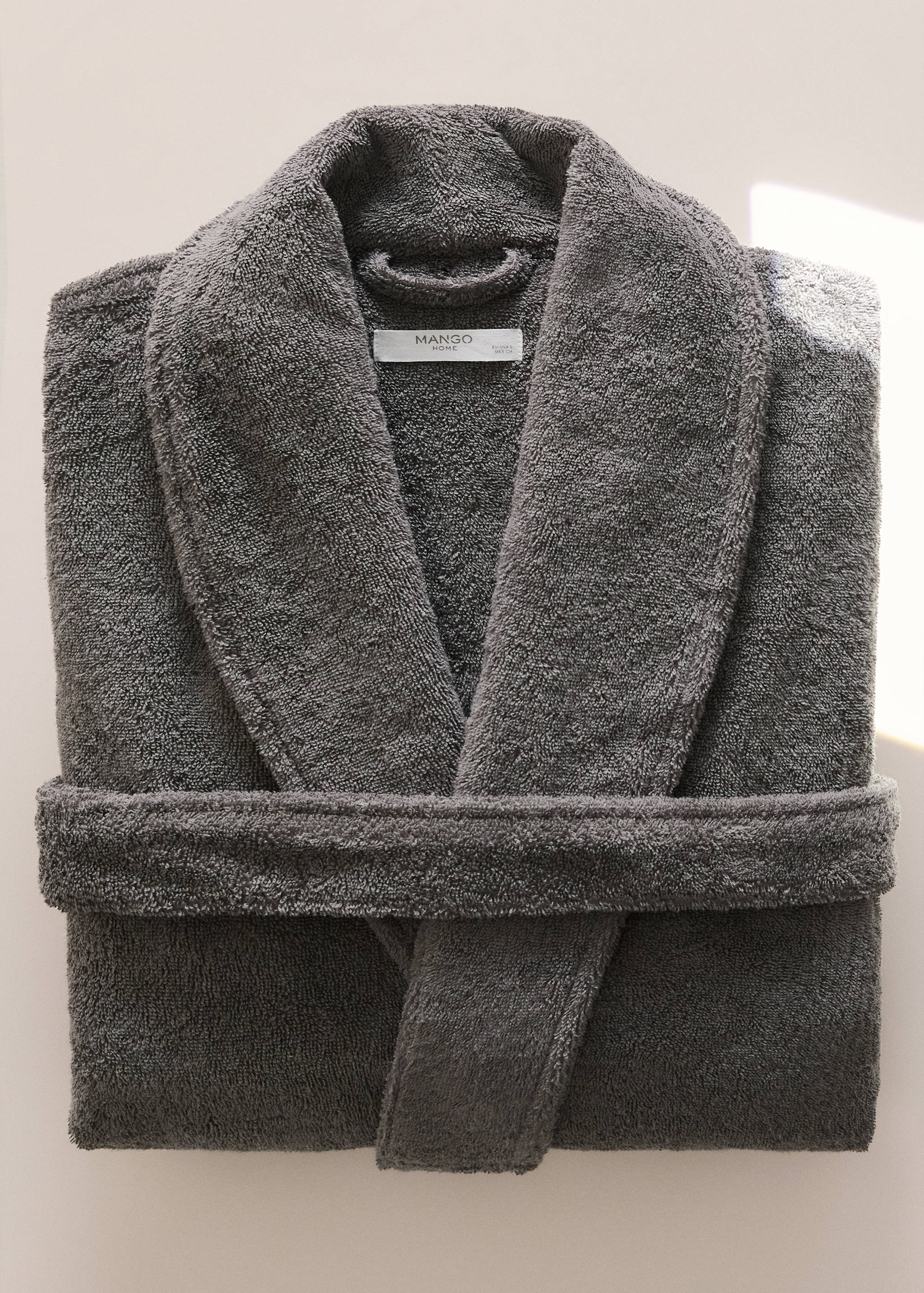 Soft cotton bathrobe - General plane