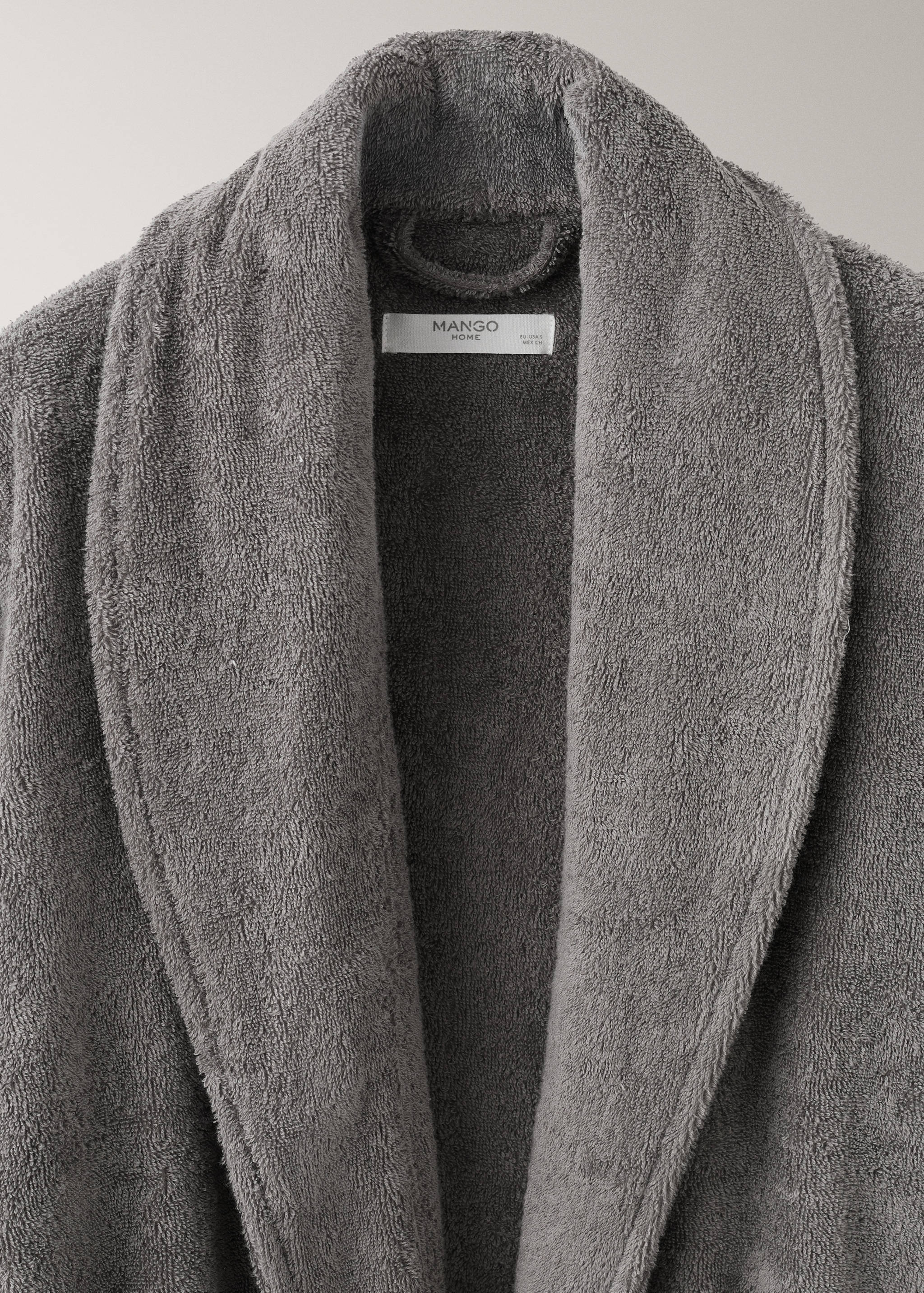 Soft cotton bathrobe - Details of the article 1
