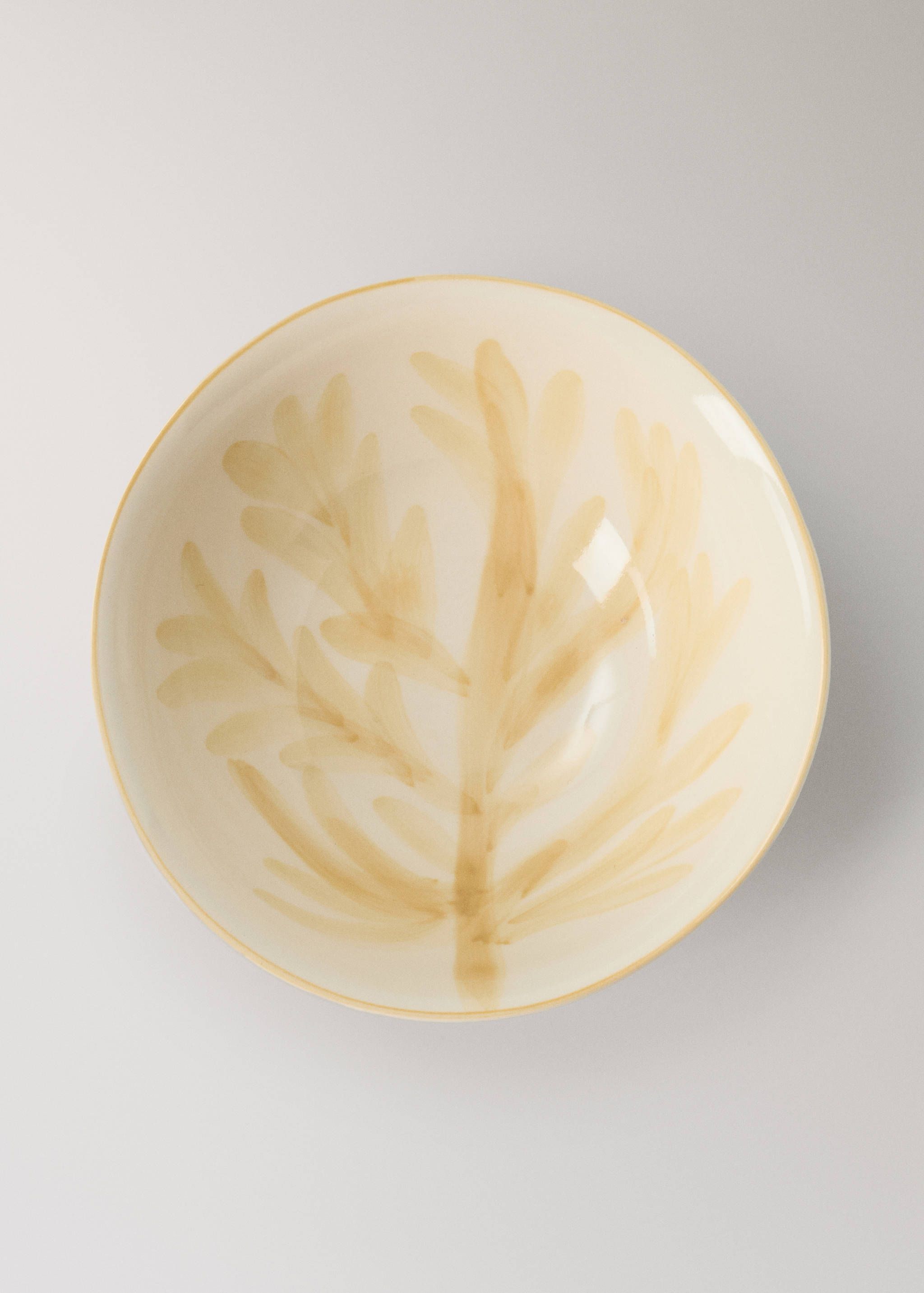 Floral design stoneware bowl - Details of the article 2