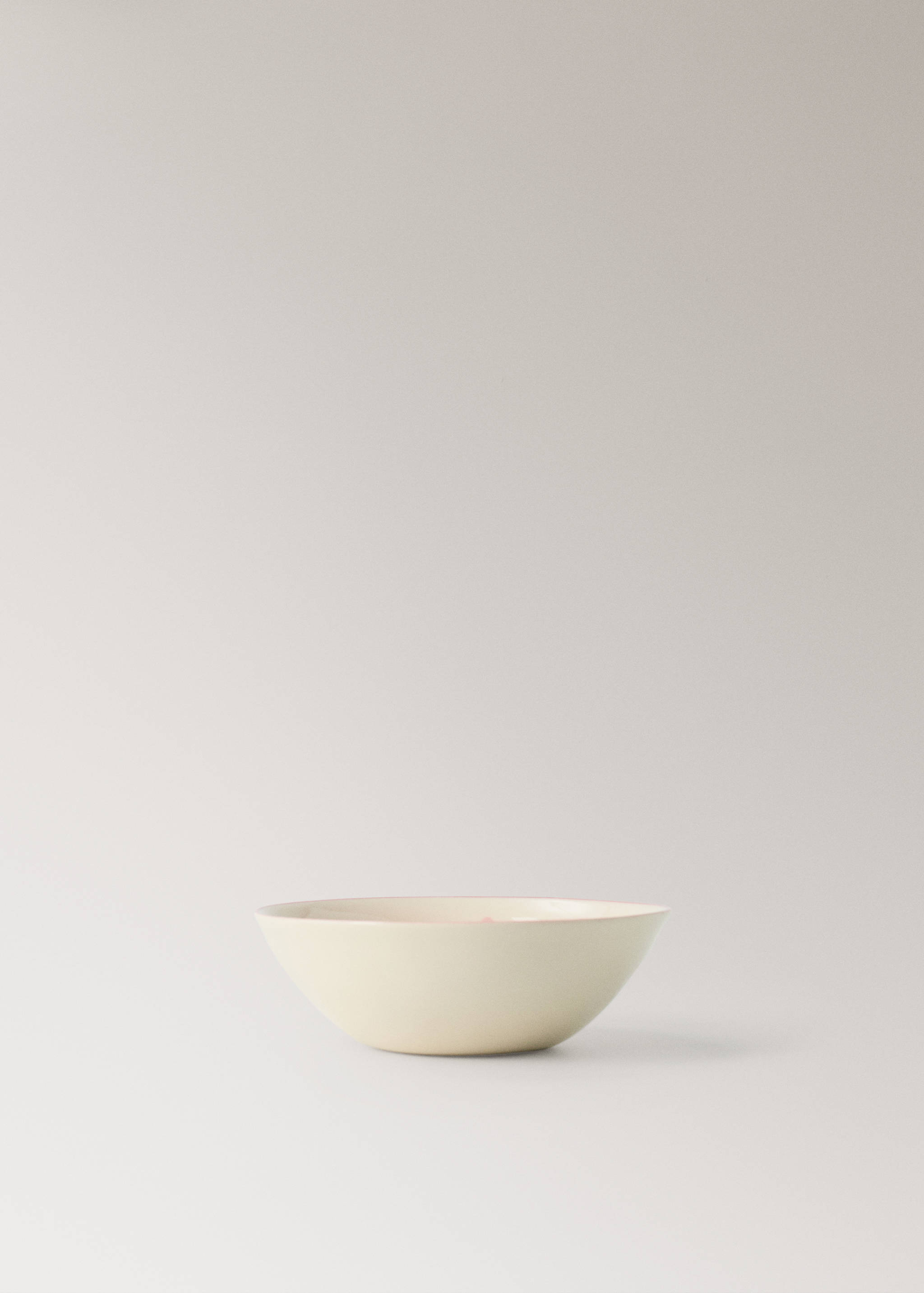Floral design stoneware bowl - Article without model
