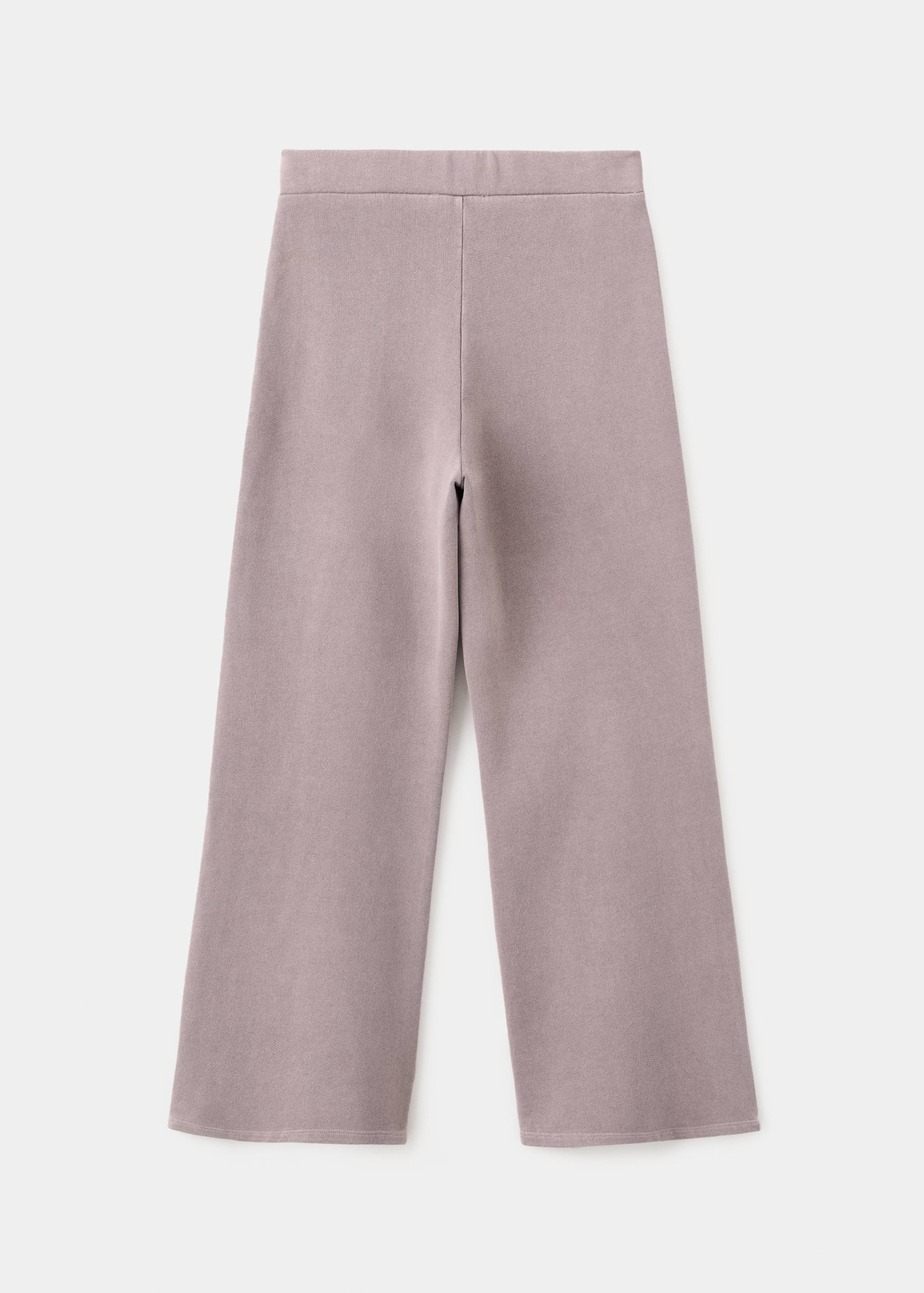 Cotton wide leg trousers - Reverse of the article