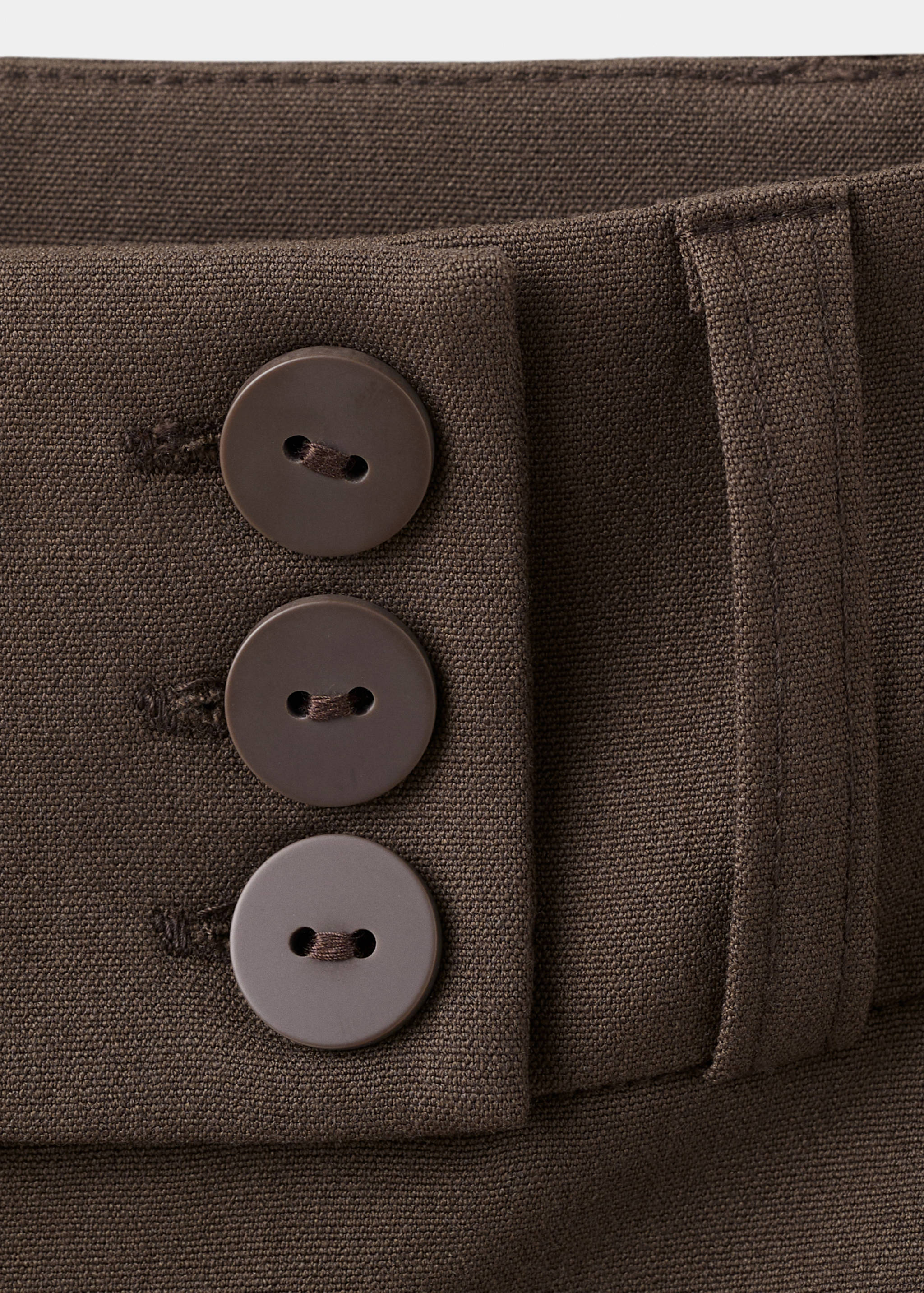 Straight-fit suit trousers - Details of the article 0