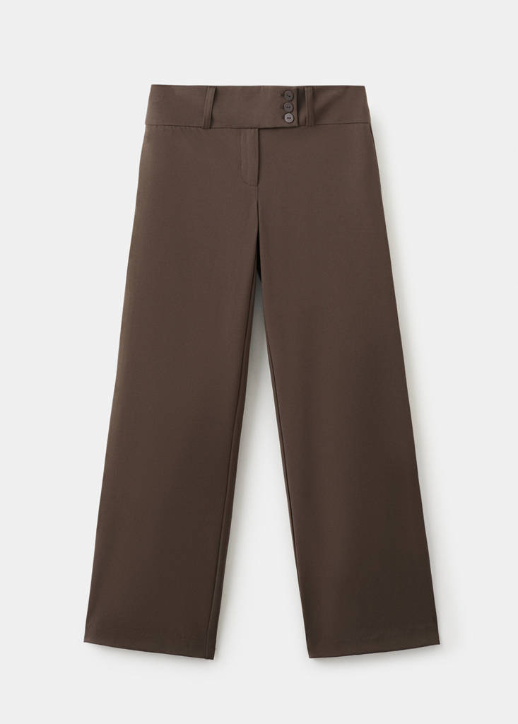 Straight-fit suit trousers — Braun