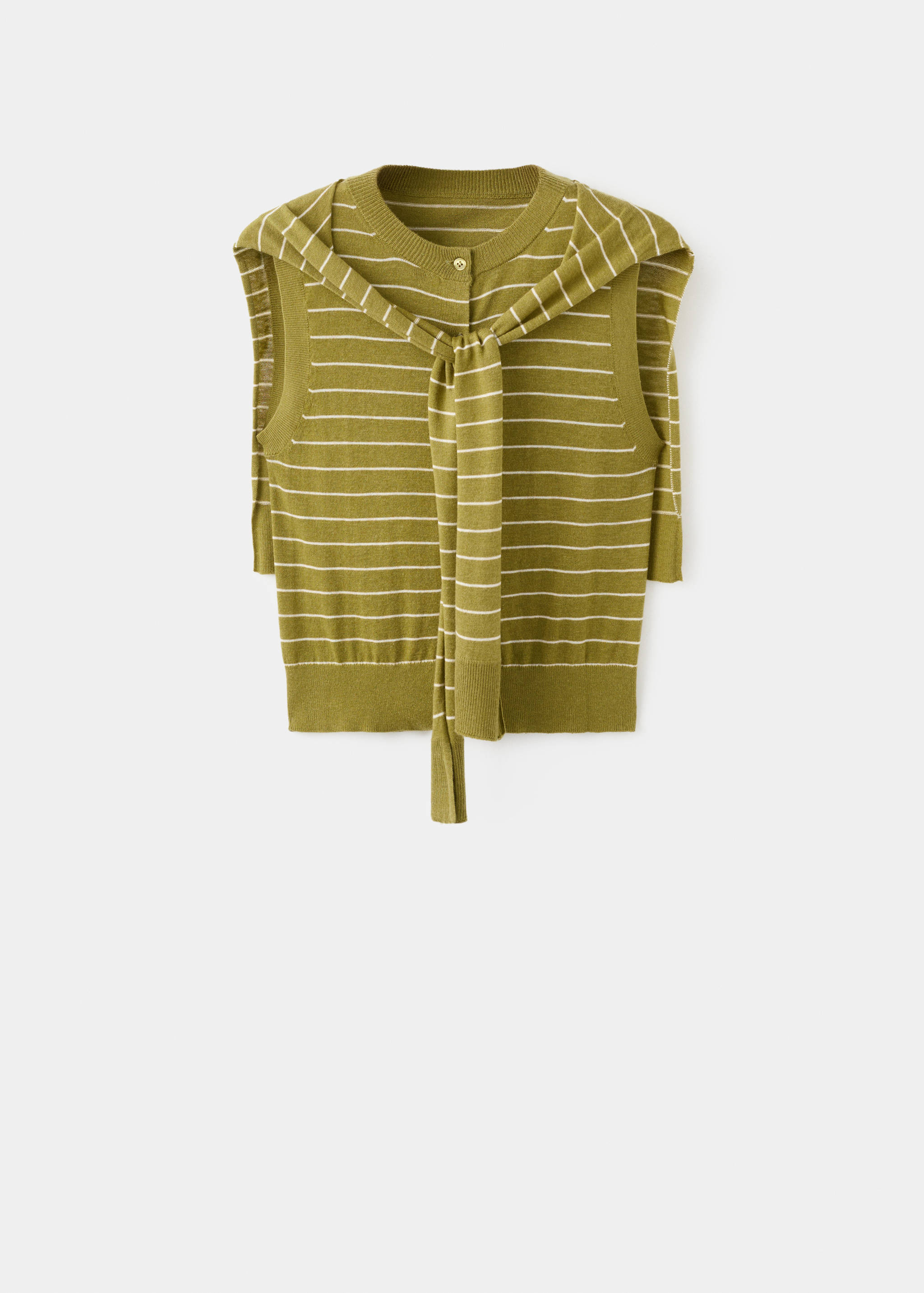 Jersey-knit waistcoat - Article without model