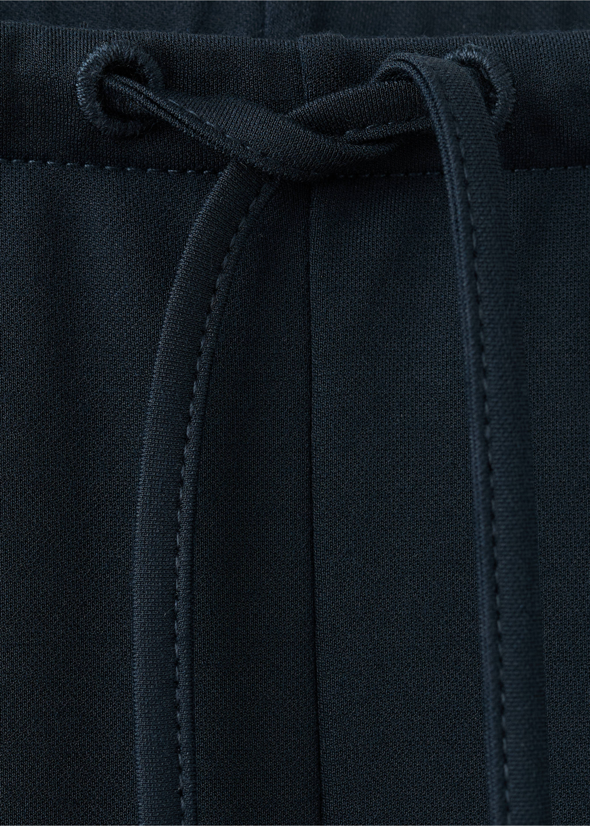 กางเกงขายาวทรงตรงเอวยางยืด - รายละเอียดของสินค้า 8, สีกรมท่า. Ref: 27072541-00.