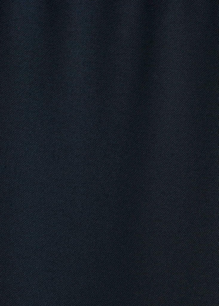 Straight-fit trousers with elastic waist — Navy