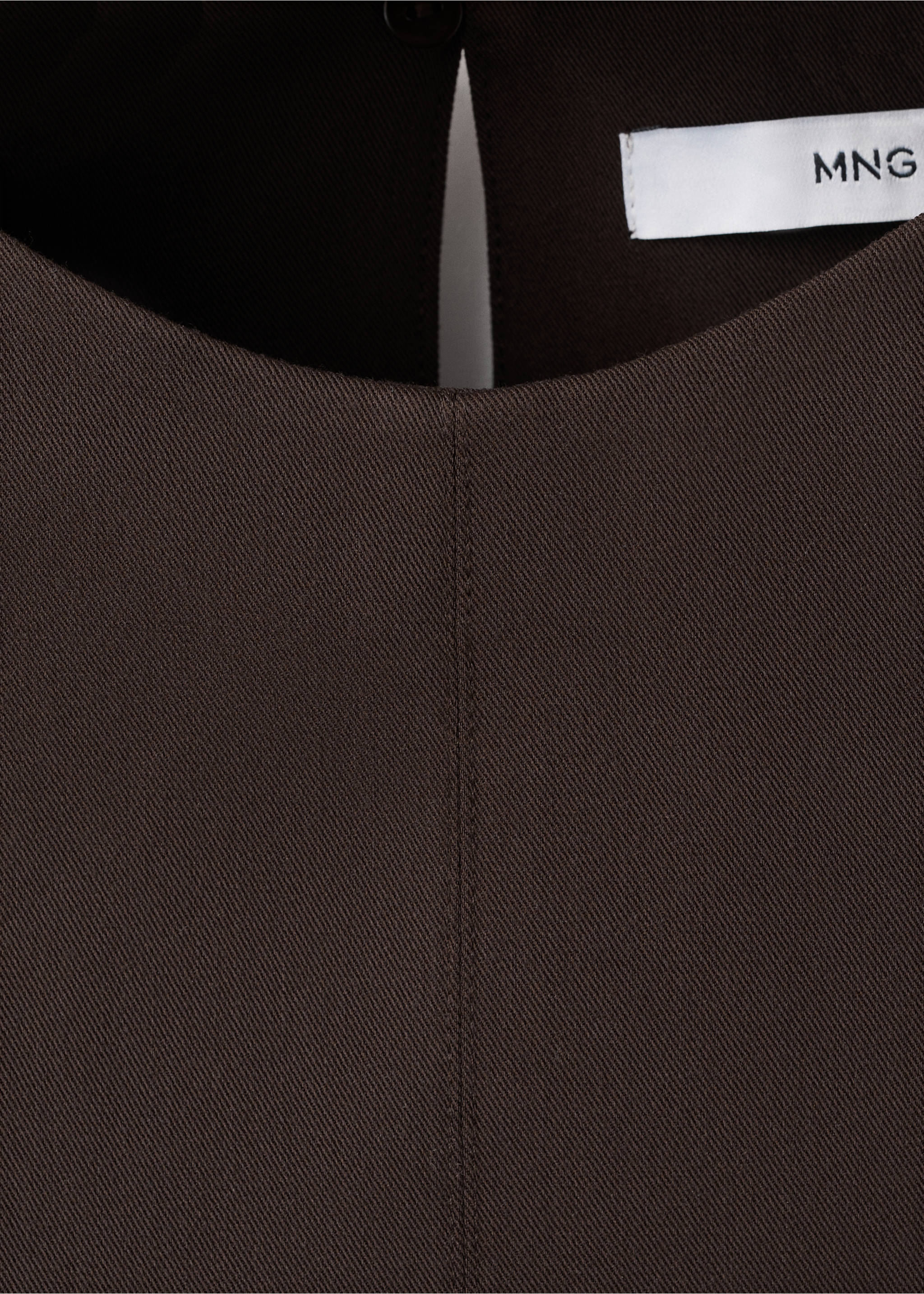 宽肩带修身背心 - null, 巧克力色. Ref: 27072543-00.