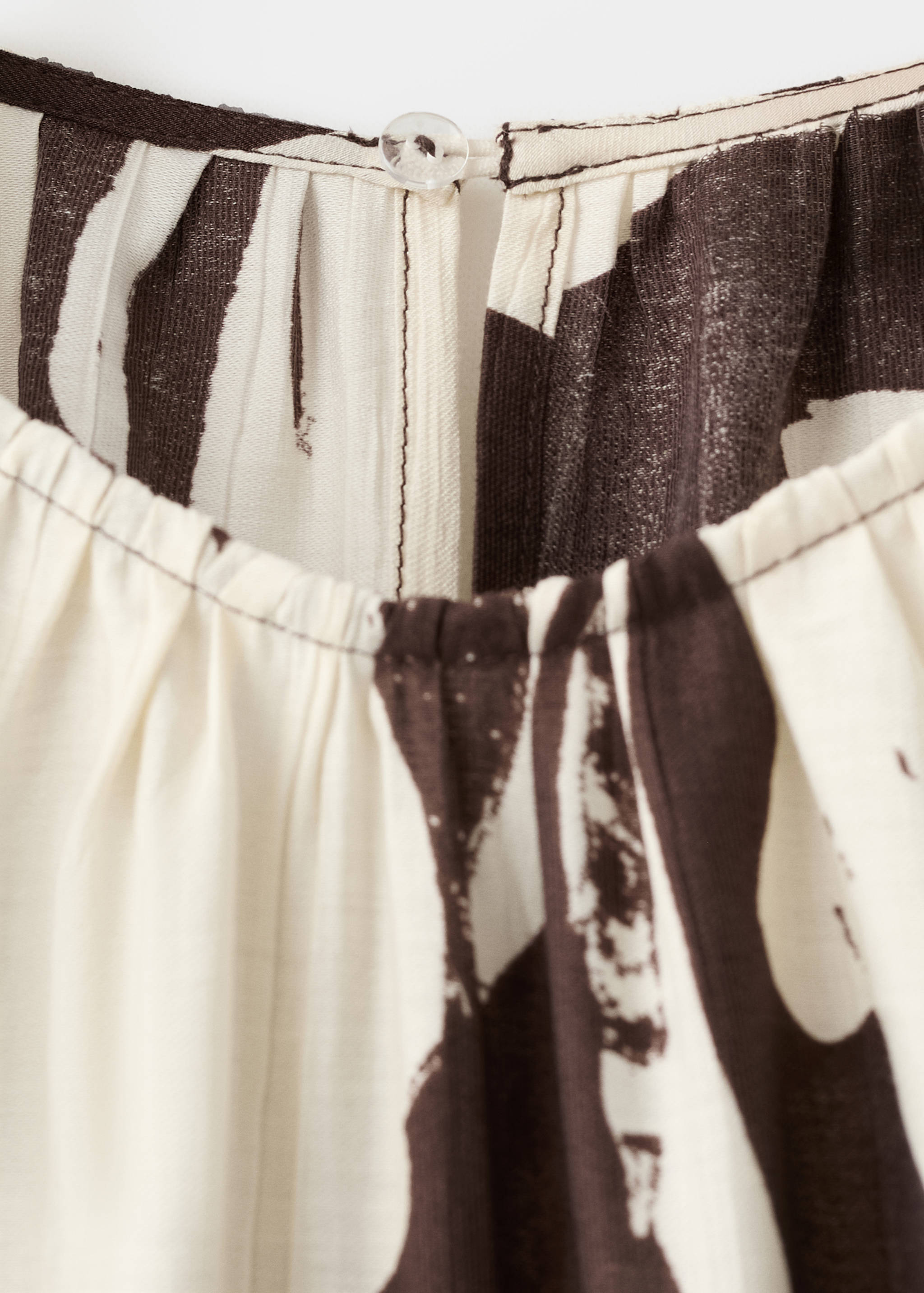 Cropped jumpsuit met print en ceintuur - Detail van het artikel 8