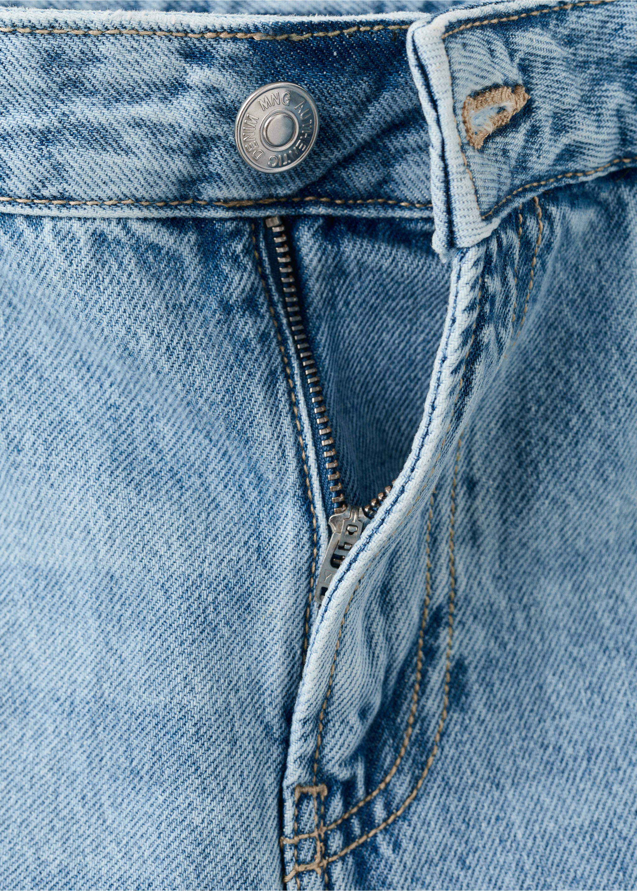 Texans relaxed fit - Detall de l'article 0, Blau mitjà. Ref: 27072545-00.