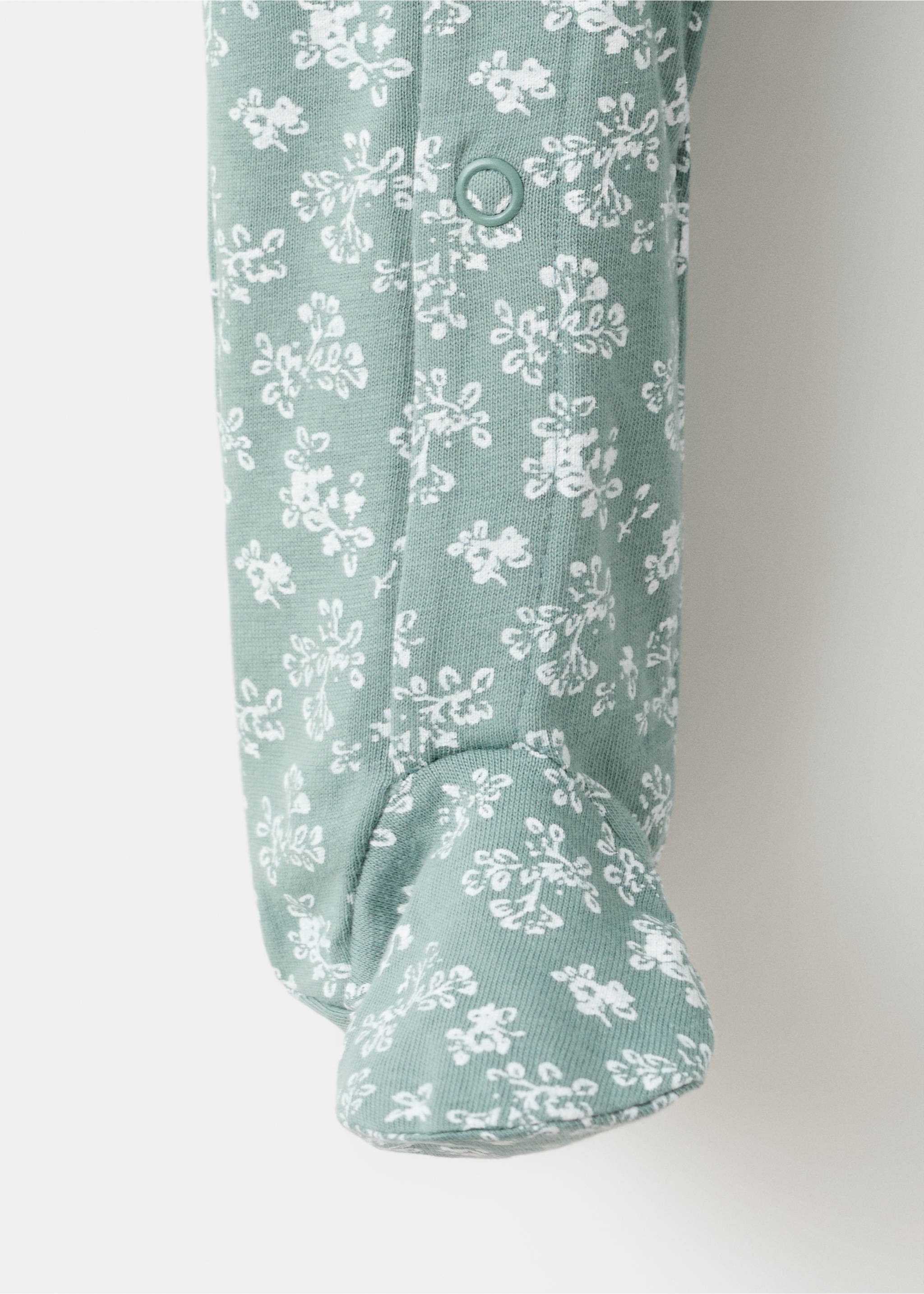 Pijama llarg estampat - Detall de l'article 0, Verd. Ref: 27072548-00.