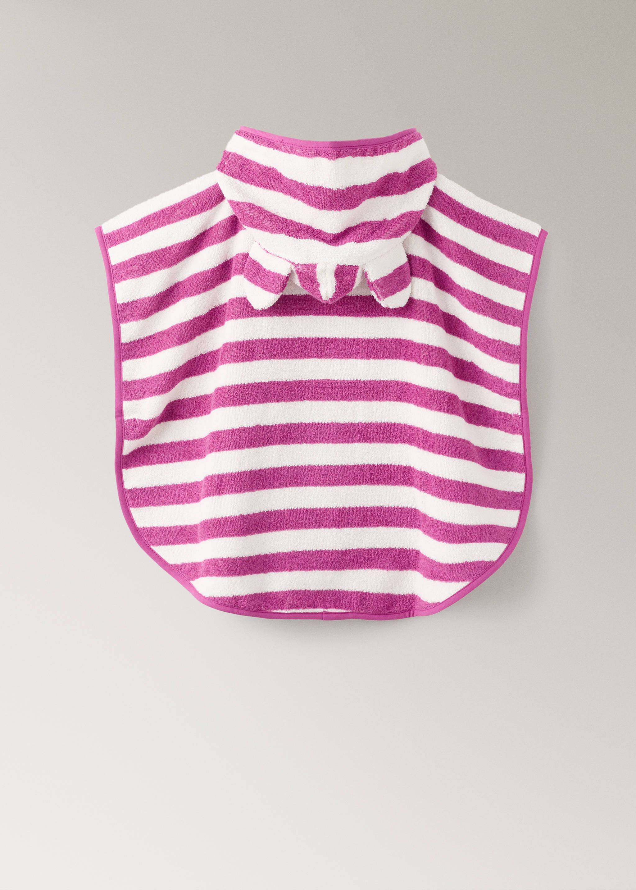 Striped poncho towel - Details of the article 3