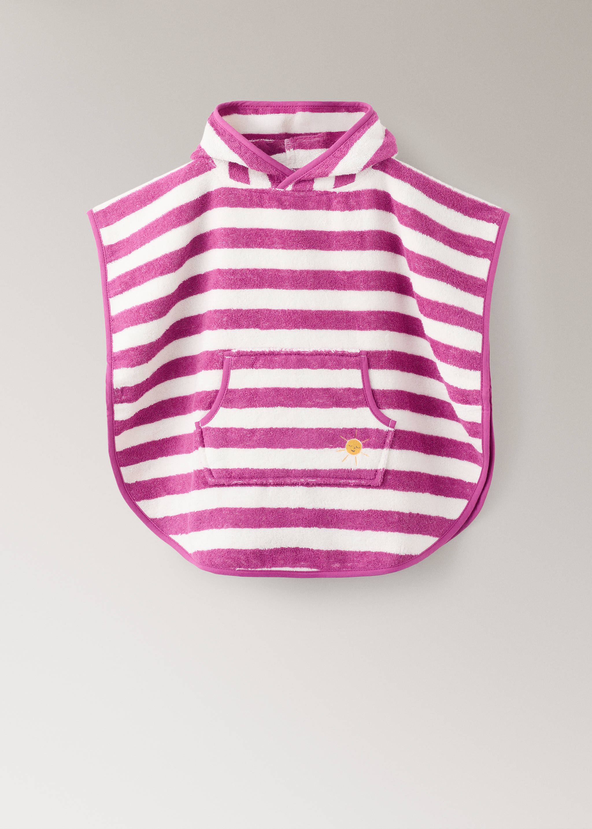 Striped poncho towel - Article without model