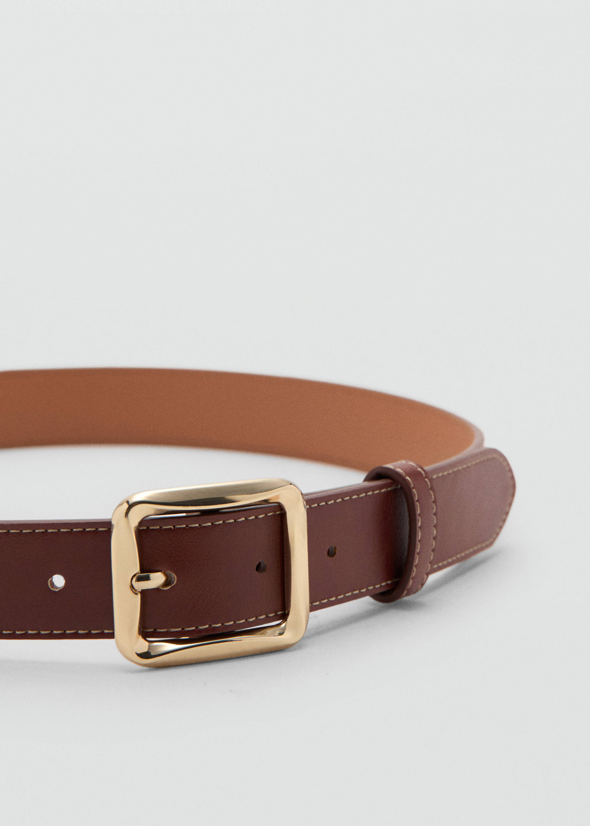 Square buckle belt - Medium plane